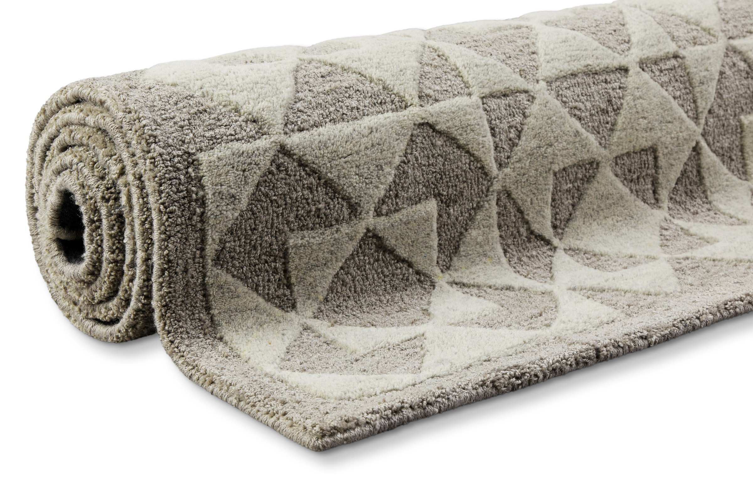 Wecon home Teppich »Downtown«, rechteckig, 10 mm Höhe, handgefertigt, pflegeleicht, Fasermix, Wohnzimmer, Schlafzimmer