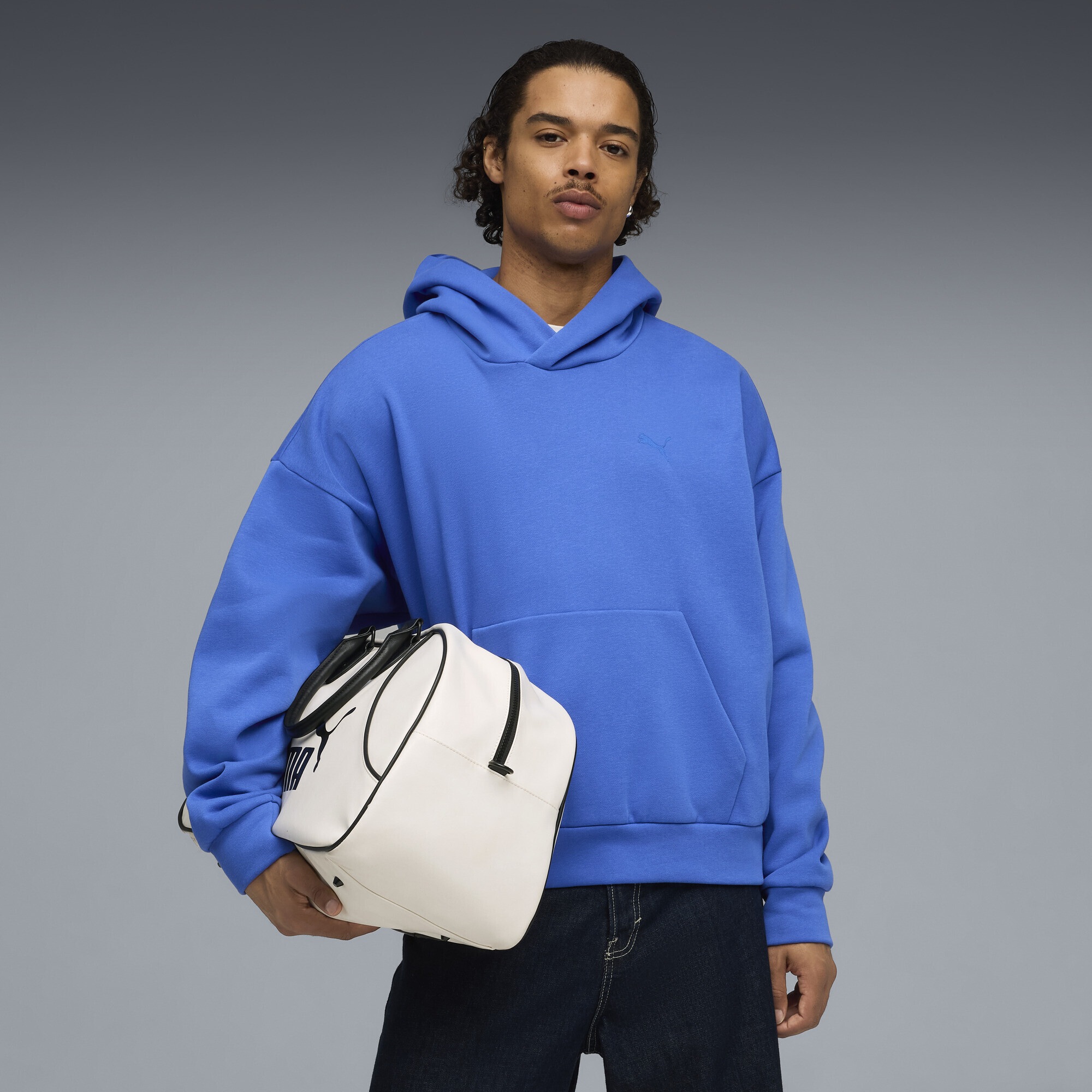 PUMA Hoodie "Wardrobe Essentials Boxy Fleece Hoodie Herren" günstig online kaufen