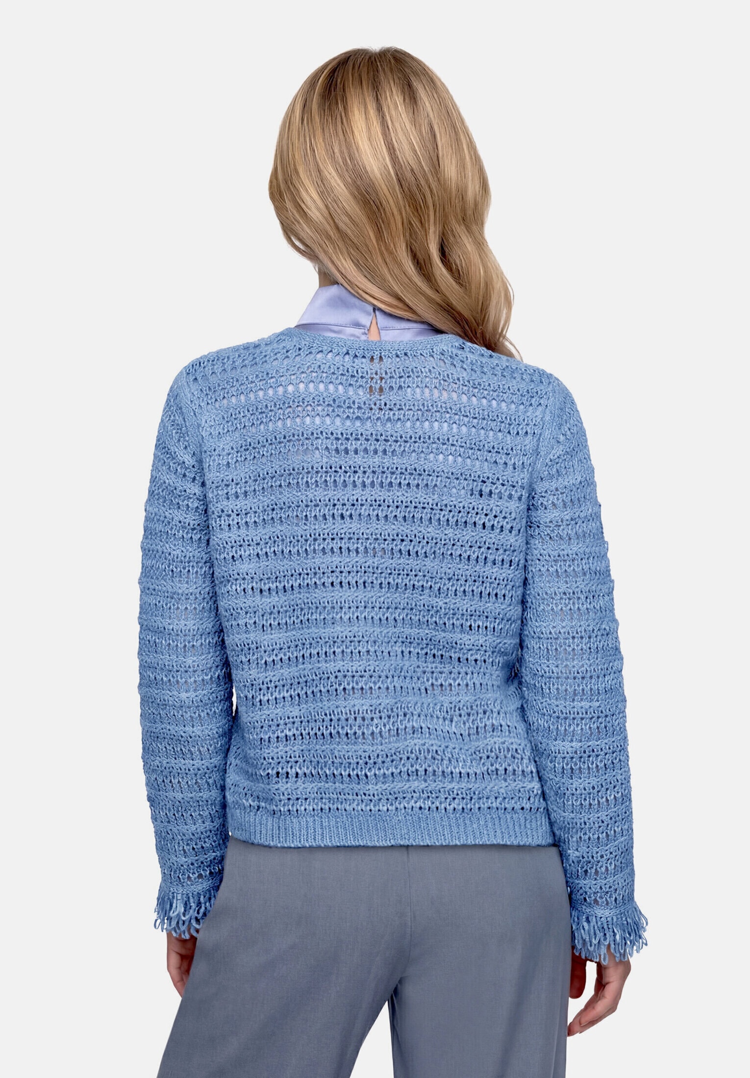 Betty Barclay Strickjacke »Damen mit Fransen« 1