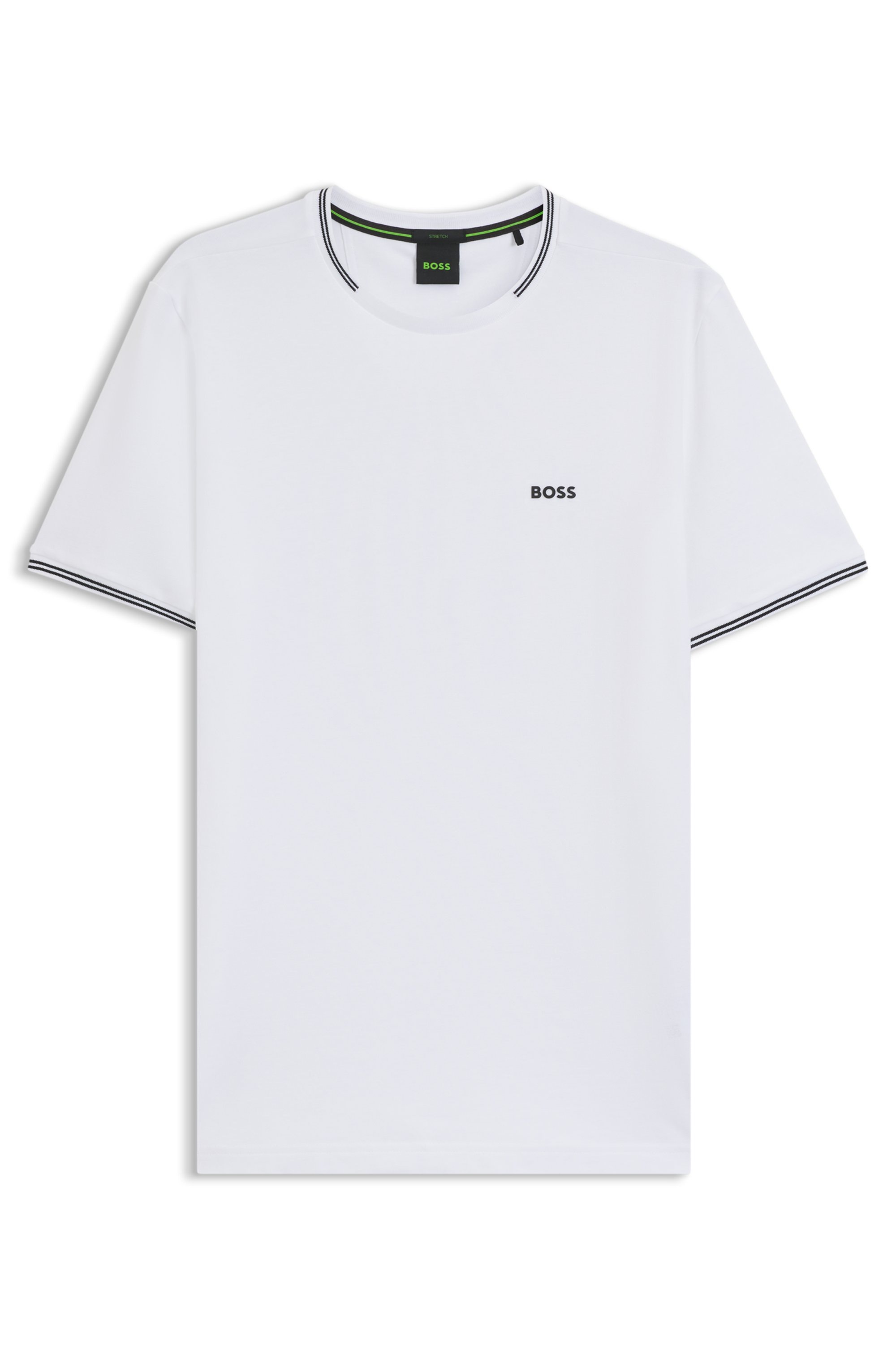 BOSS GREEN T-Shirt »Taul«, mit kontrastfarbenen Streifendetails