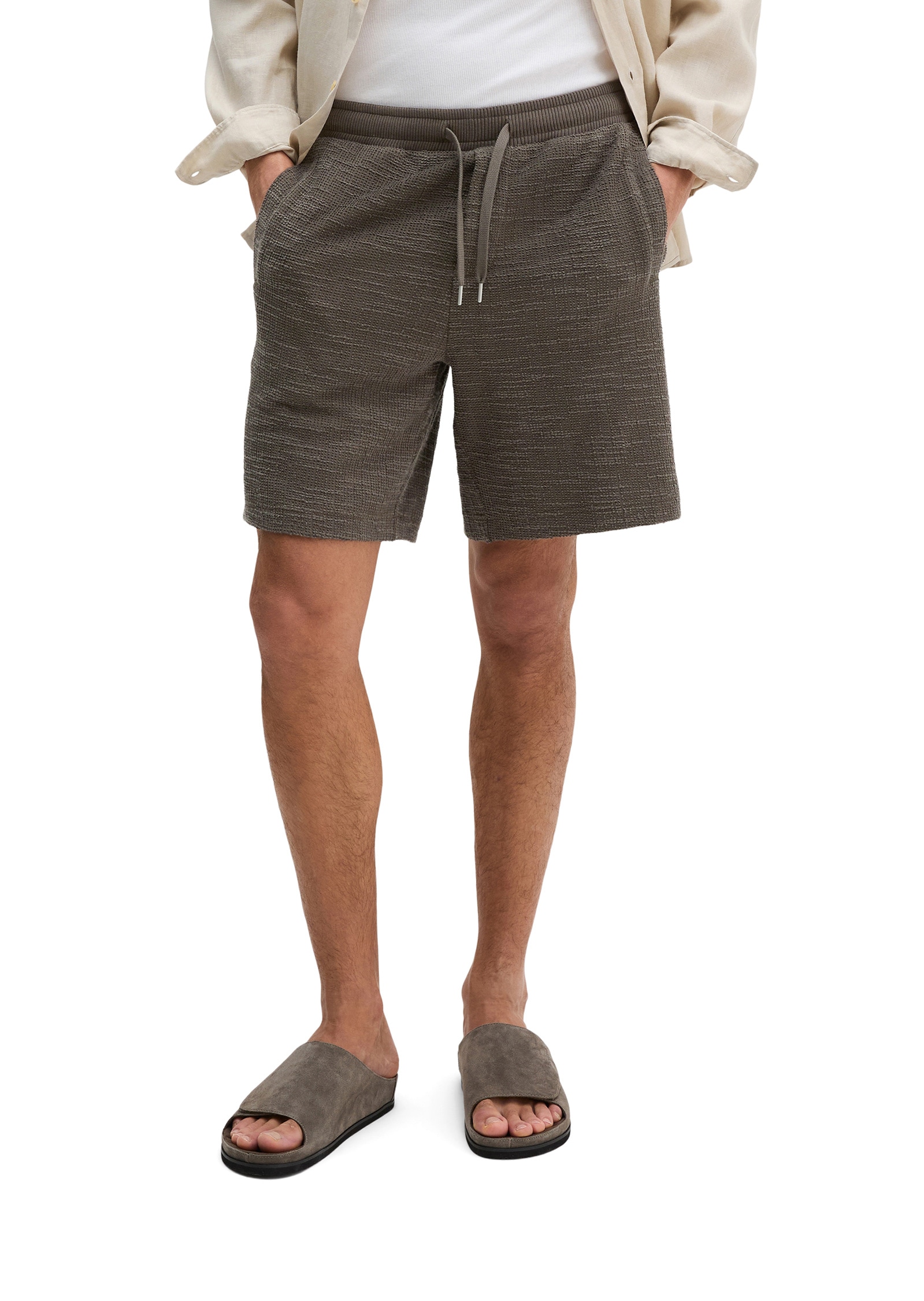 Marc OPolo Shorts "aus weichem Bouclé-Jersey" günstig online kaufen