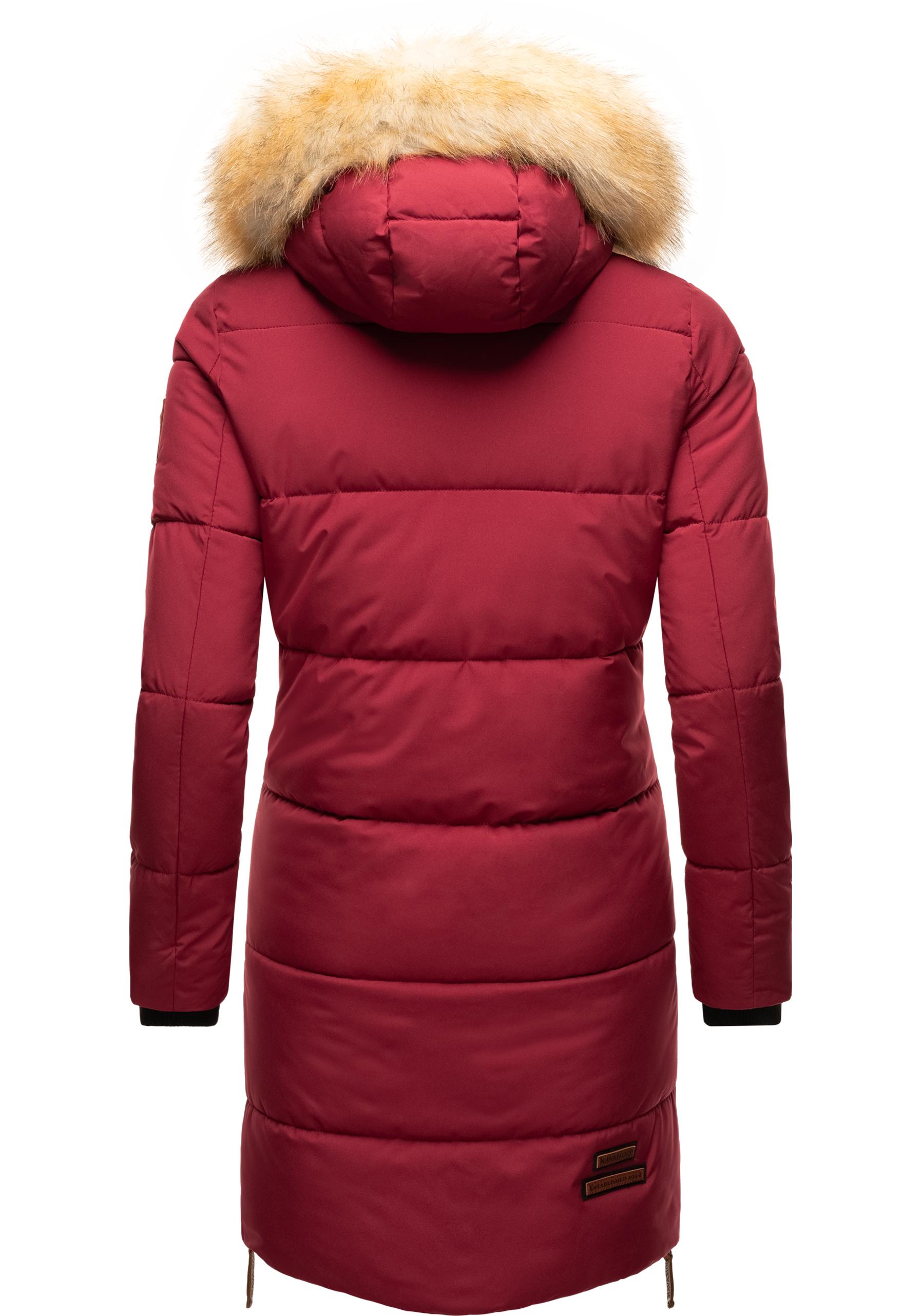 Thumbnail - Navahoo Wintermantel "Halina", modischer Damen Winter Steppmantel mit Kapuze