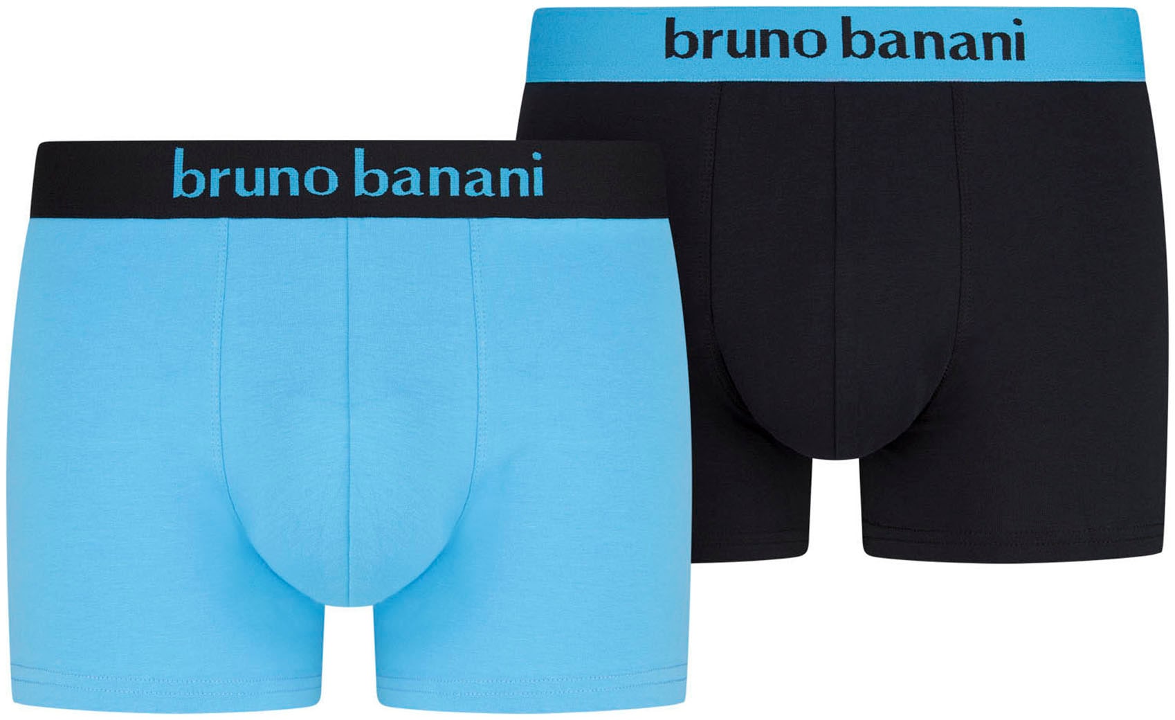 Bruno Banani Boxer "Flowing", (2er Pack), mit kontrastreichem Logobund günstig online kaufen