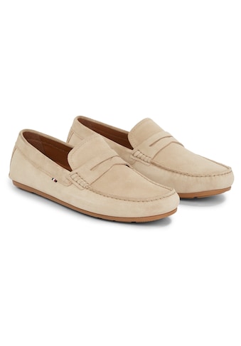 TOMMY HILFIGER Slipper »kasdienis hilfiger SUEDE DRIV...