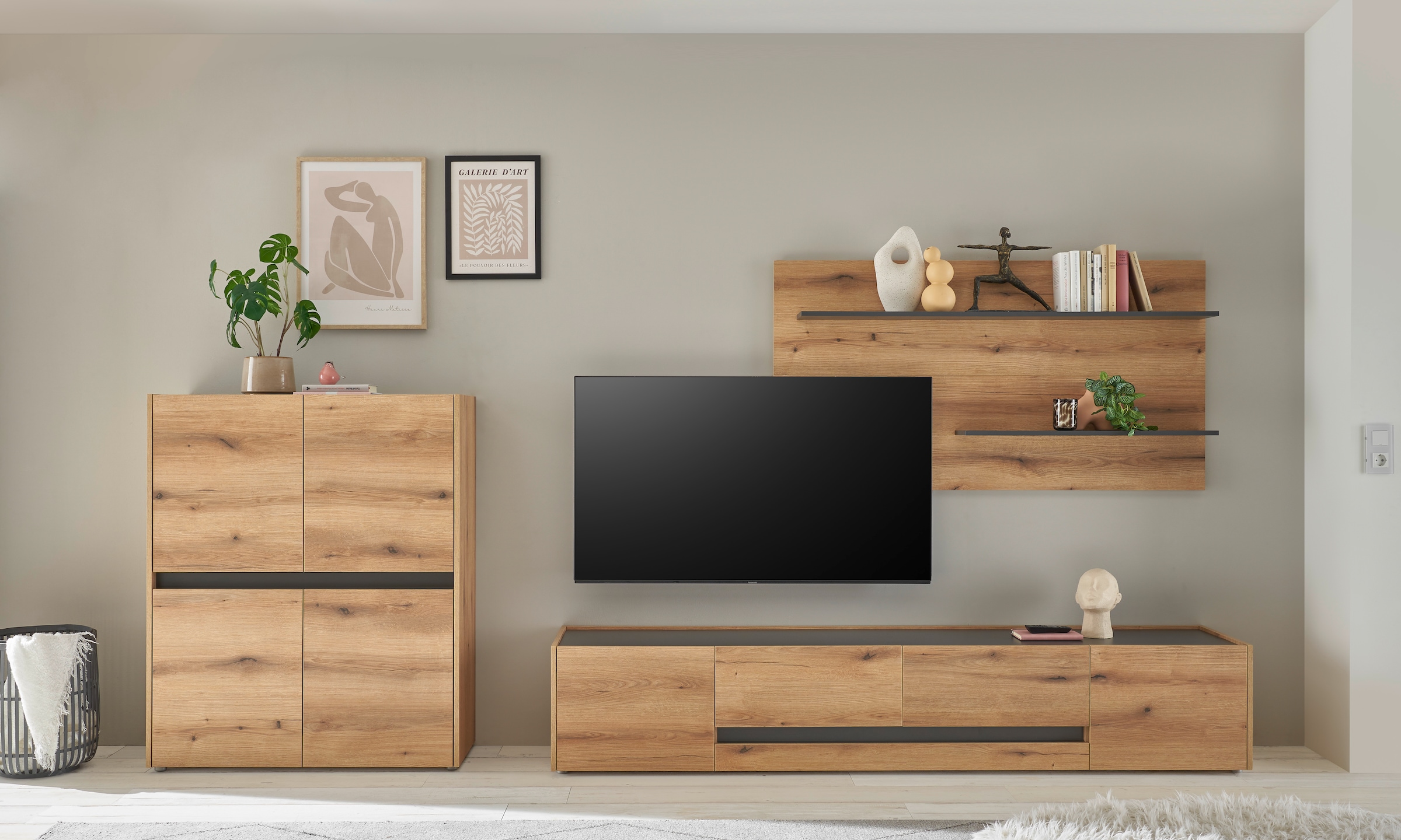 INOSIGN Wohnwand "City/Giron, moderne Anbauwand, Komplettset in vielen Farb günstig online kaufen