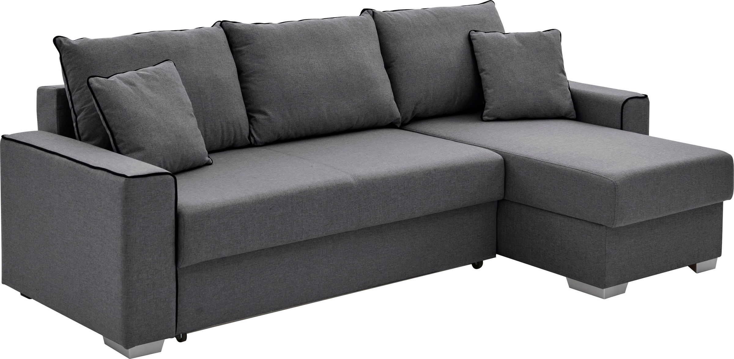 ATLANTIC home collection Ecksofa »JORDAN«, mit Taschenfederkern