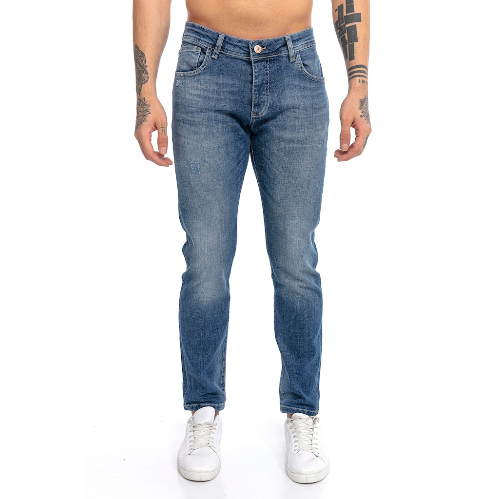 RedBridge Slim-fit-Jeans »Newport News Faded Wave«