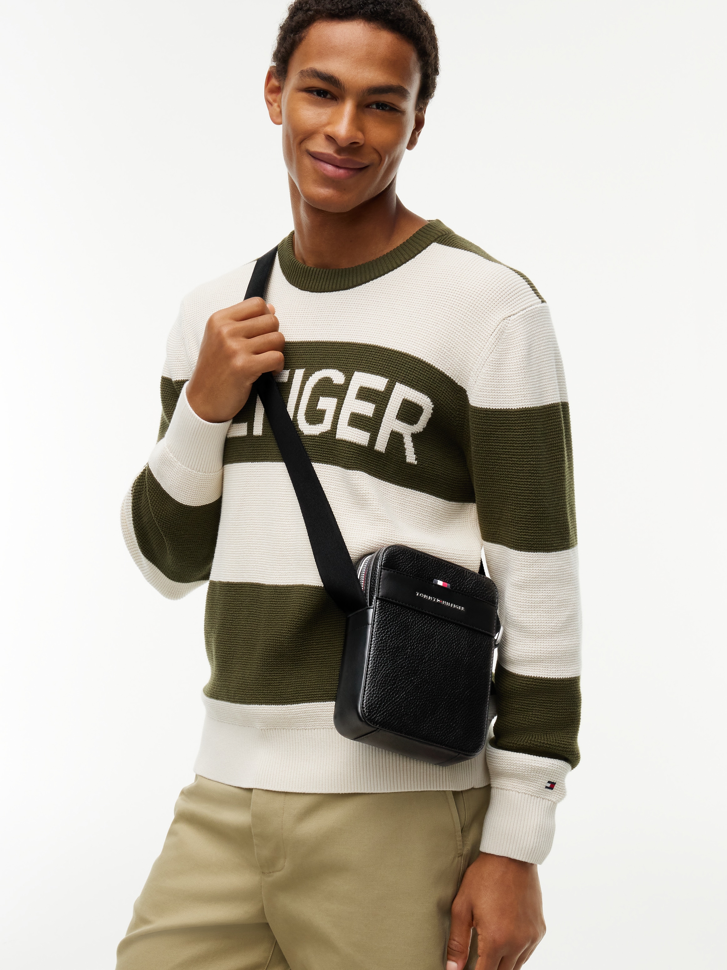Tommy Hilfiger Umhängetasche »TH CENTRAL MINI REPORTER« Mini Bag, Crossbody Bag, Schultertasche mit TH-Farbakzenten