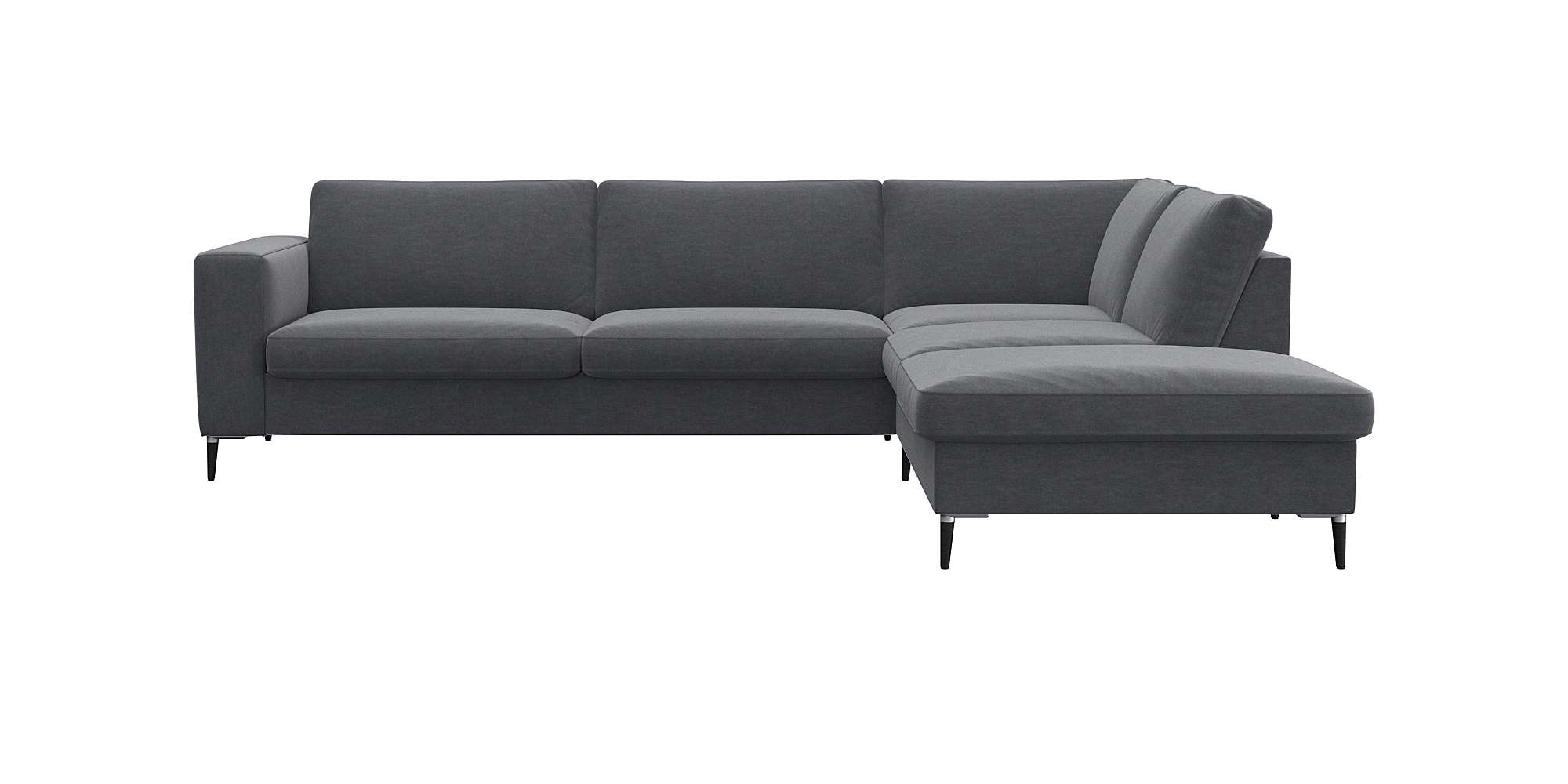 FLEXLUX Ecksofa "Fiore, super Sitzkomfort durch Kaltschaum im Sitz, L-Form" günstig online kaufen