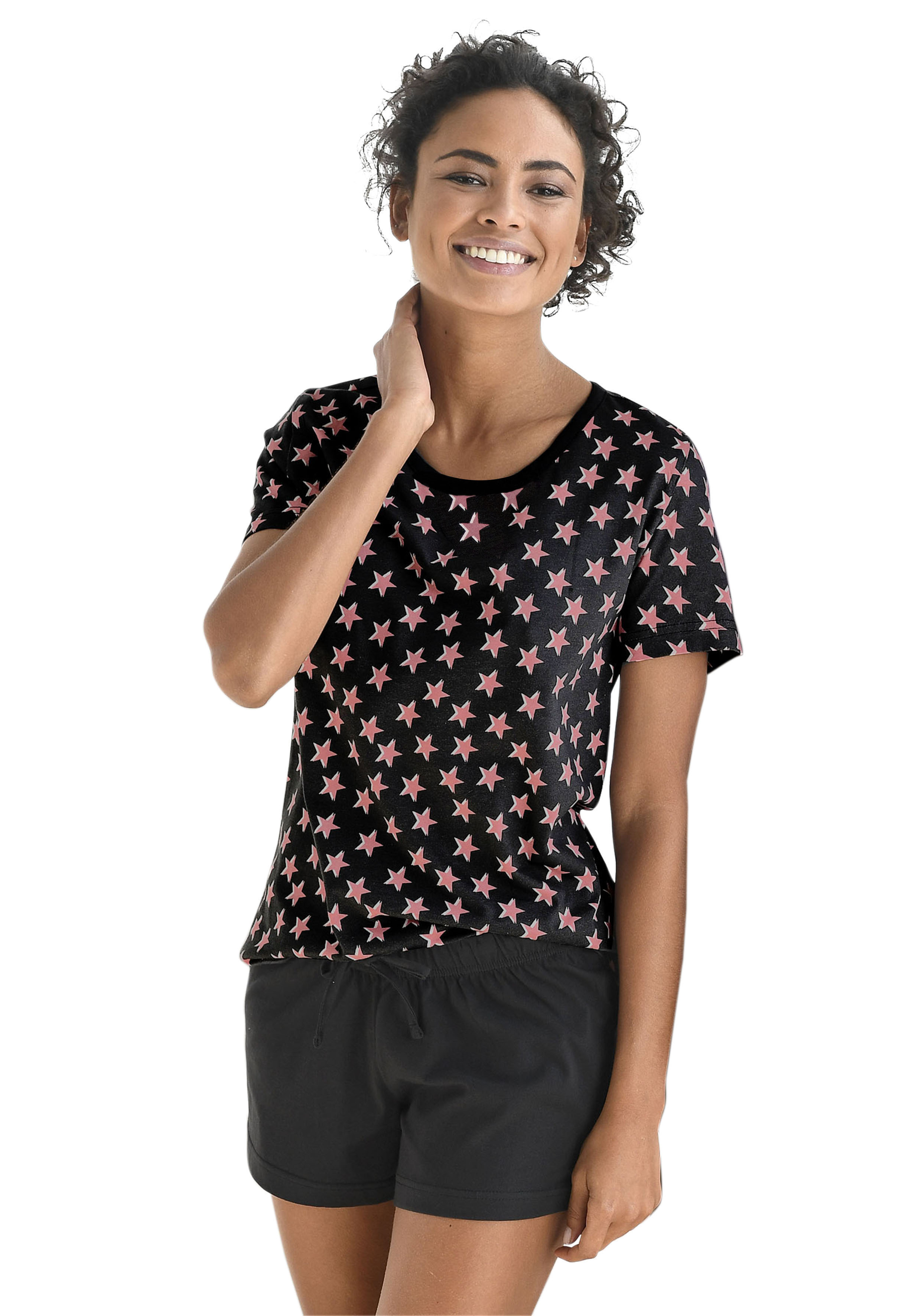 Vivance Dreams by Lascana Shorty mit Sternchen-Druck