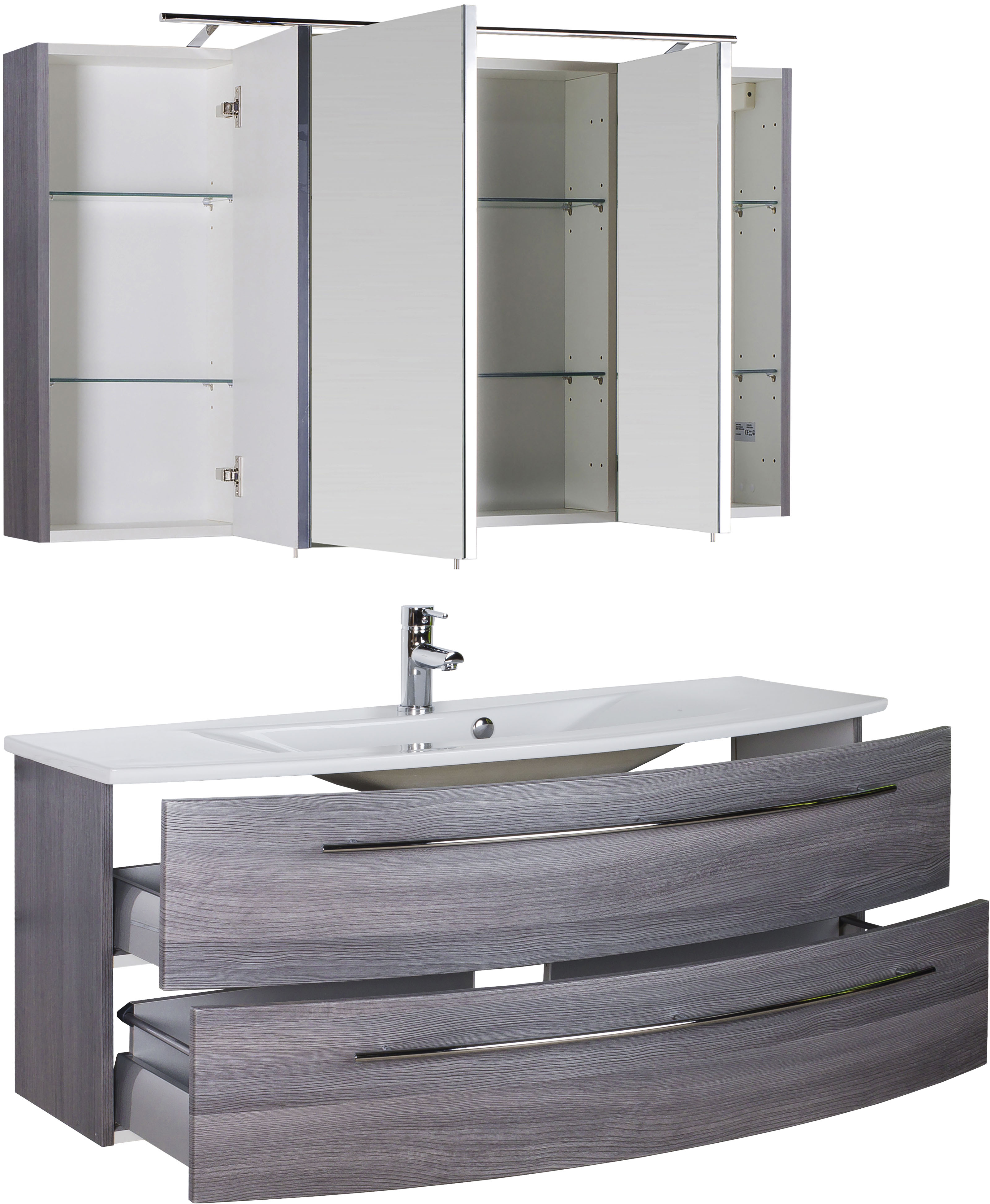 Thumbnail - Saphir Badmöbel-Set "3040", (2 St.), Breite 120 cm
