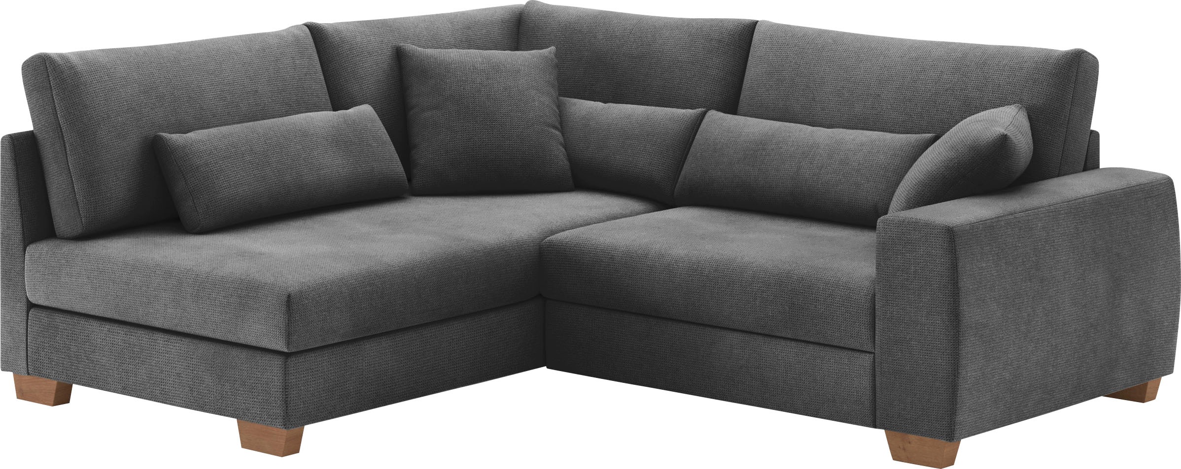 Mr. Couch Ecksofa »Helena L-Form«, Mit Federkern, wahlweise mit Bettfunktion und Taschenfederkern