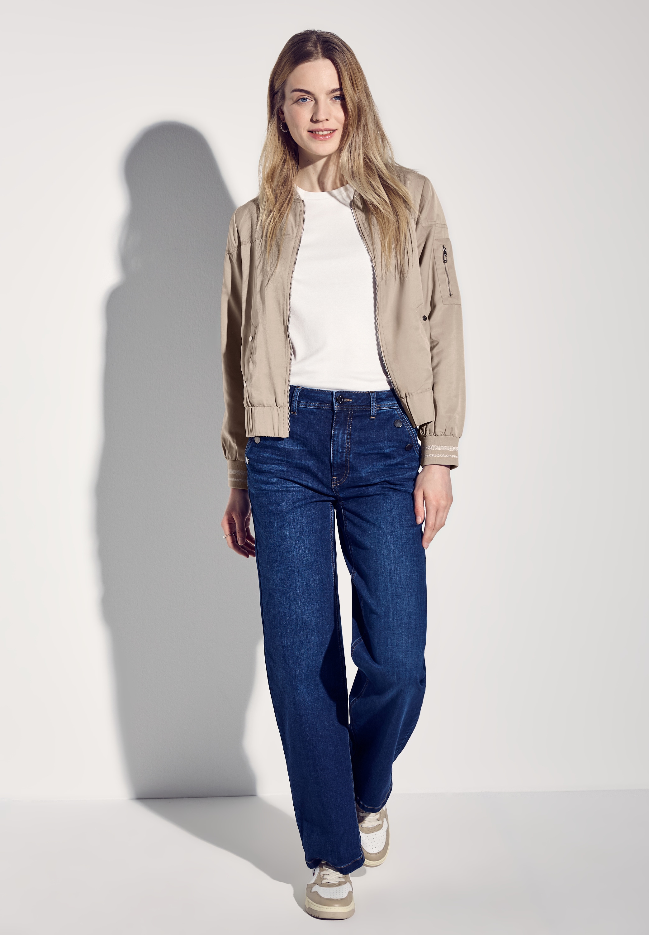 STREET ONE Blouson, ohne Kapuze, aus softem Materialmix