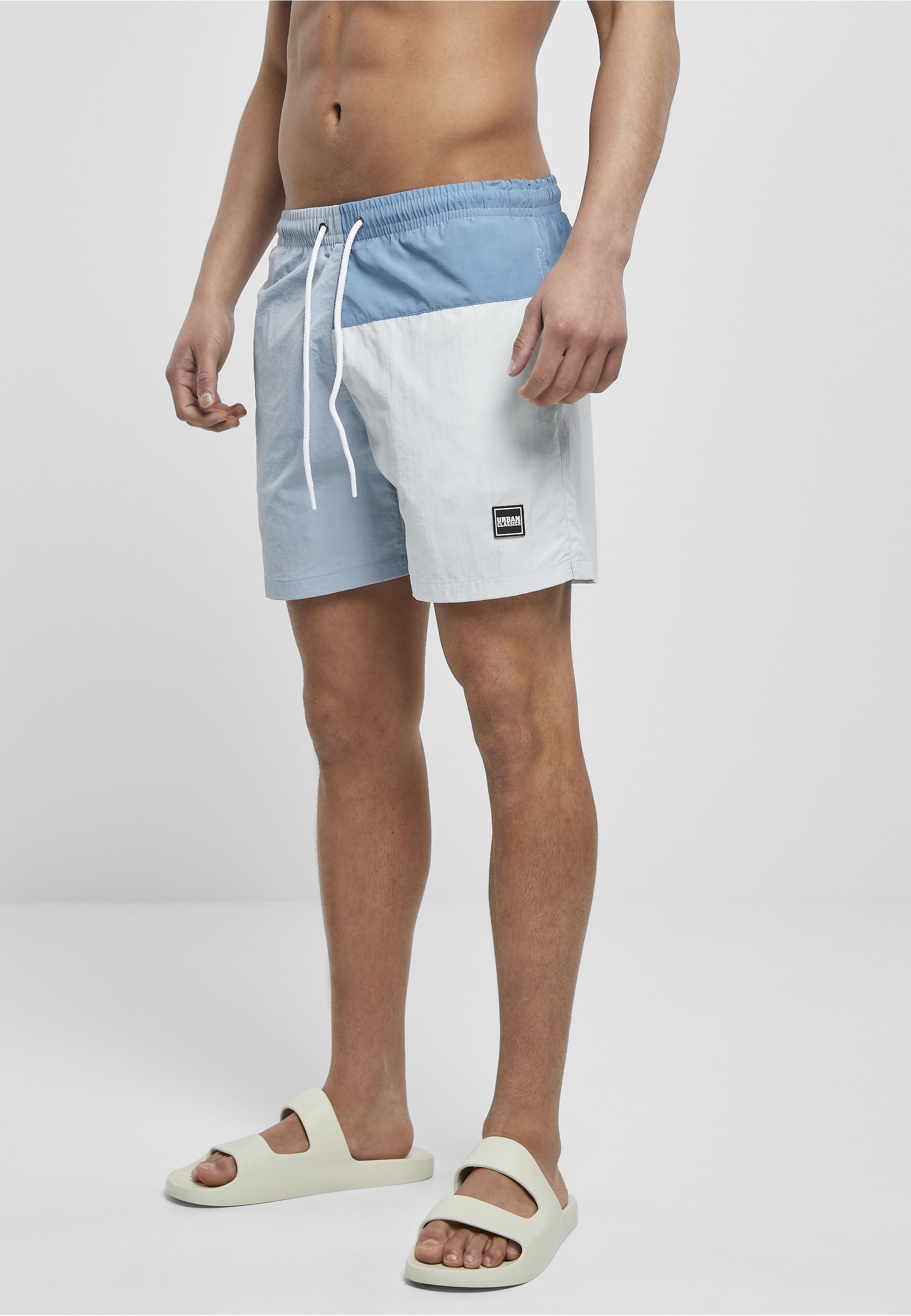 URBAN CLASSICS Badeshorts »Urban Classics Herren 3 Block Swim Shorts«