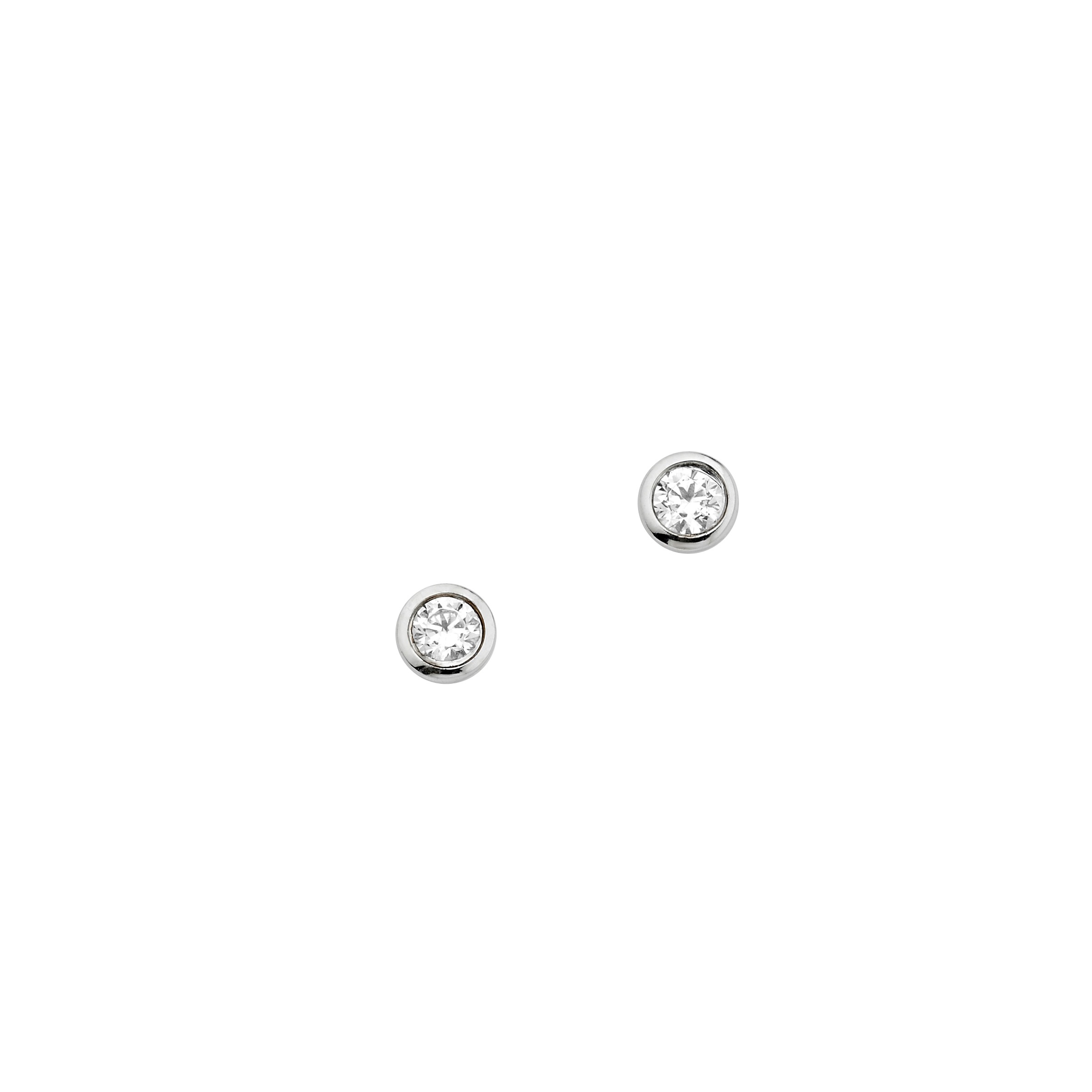 Firetti Paar Ohrstecker »Schmuck Geschenk Silber 925 Ohrschmuck Solitär in mehreren Größen« mit Zirkonia (synth.)