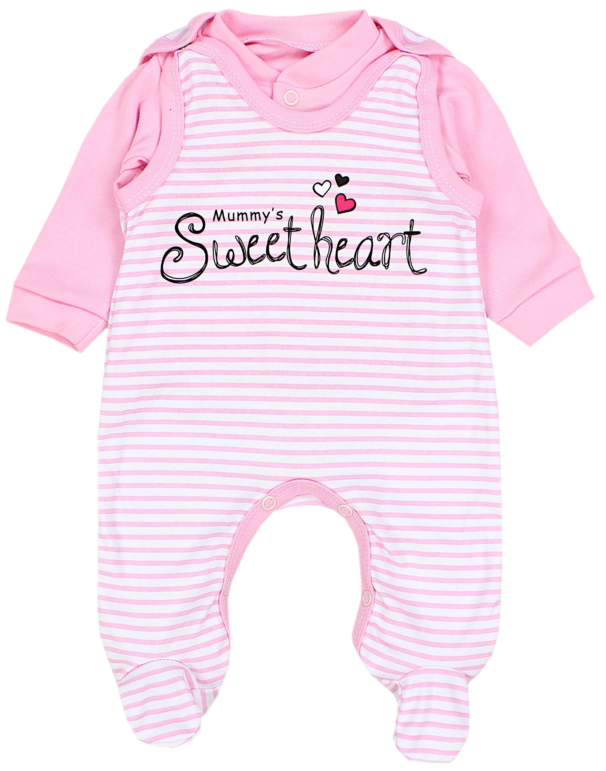 TupTam Strampler "Set Baby Unisex Strampler-Set mit Aufdruck Spruch 2-tlg"