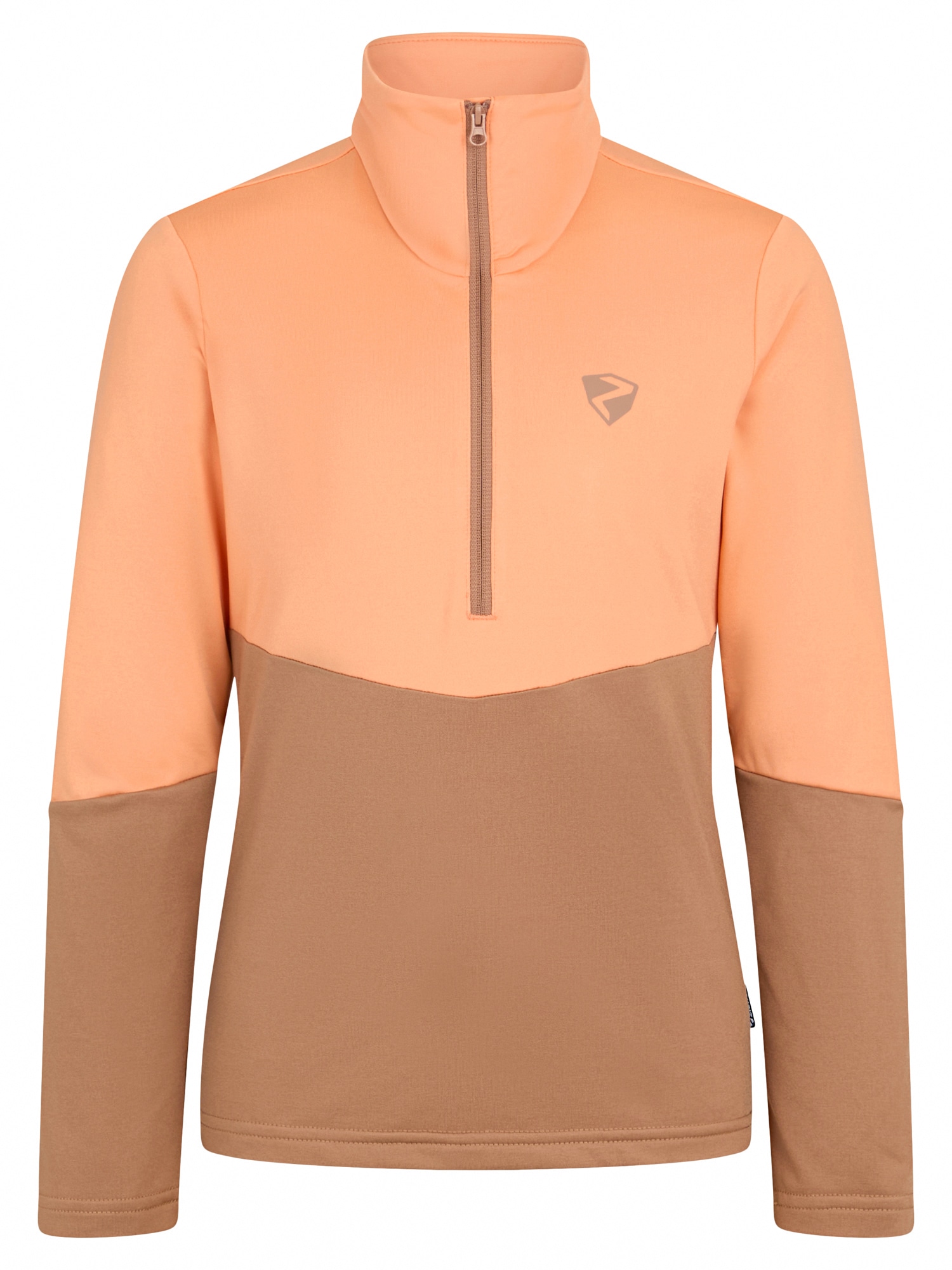 Ziener Sweatshirt "JARPS-Z JUNIOR", Stretchmaterial, wärmend, halber Front-Reißverschluss
