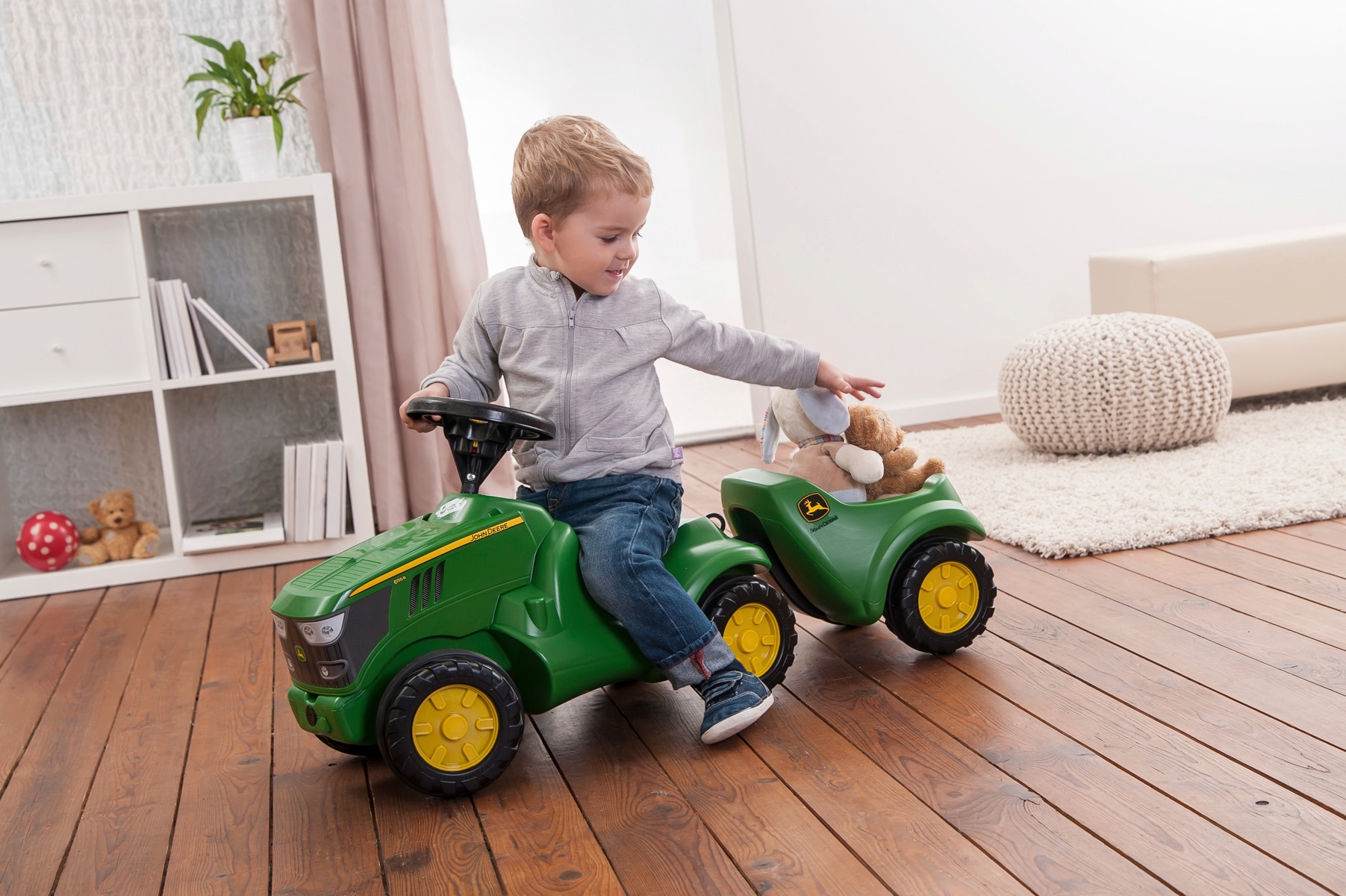 rolly toys® Kinderfahrzeug-Anhänger »John Deere«, für Trettraktoren