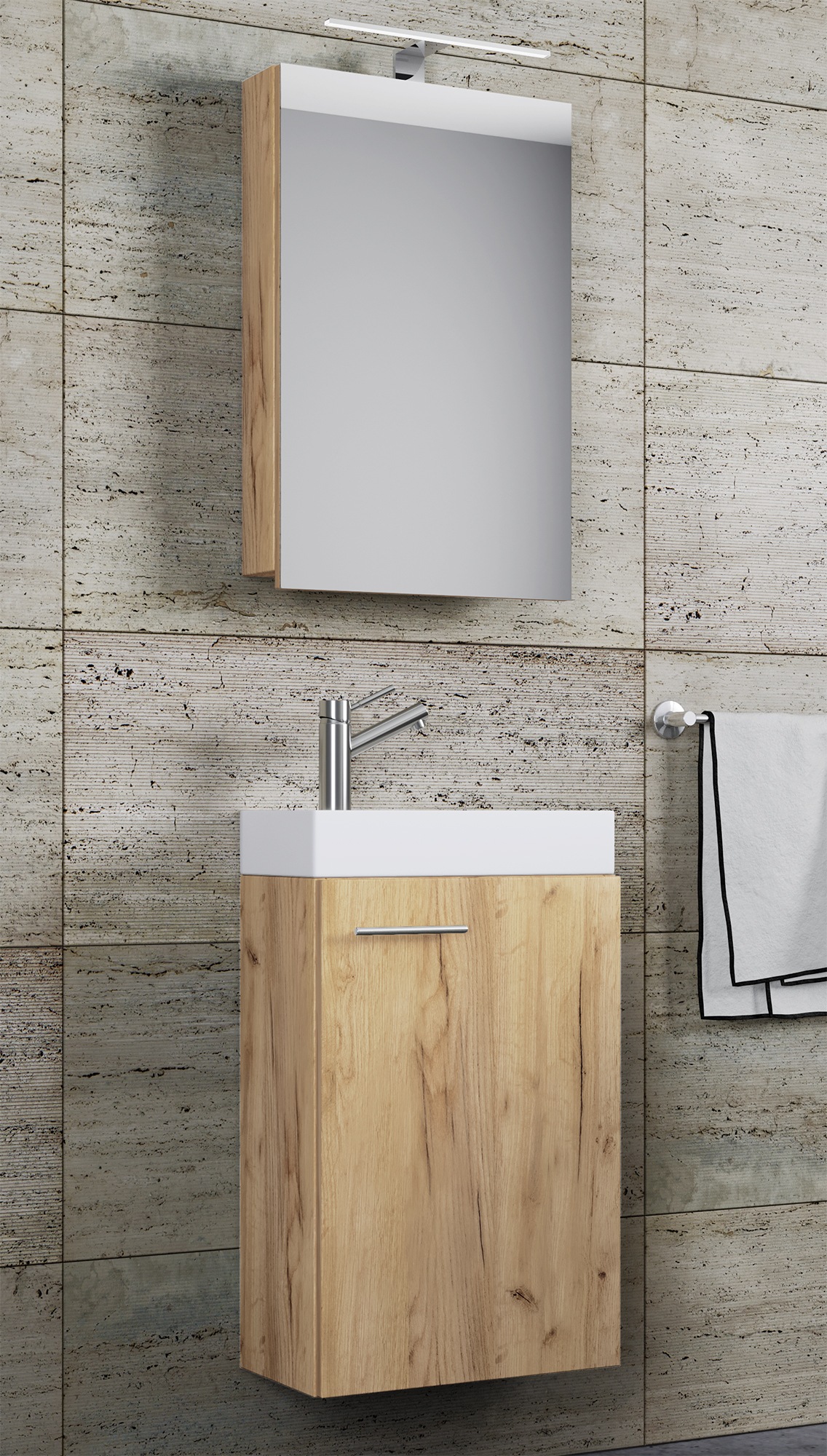 Ebuy24 - Meuble bogue, lavage Slito h. 130 x. 41 x j. 22 cm Jardin d'étanchéité