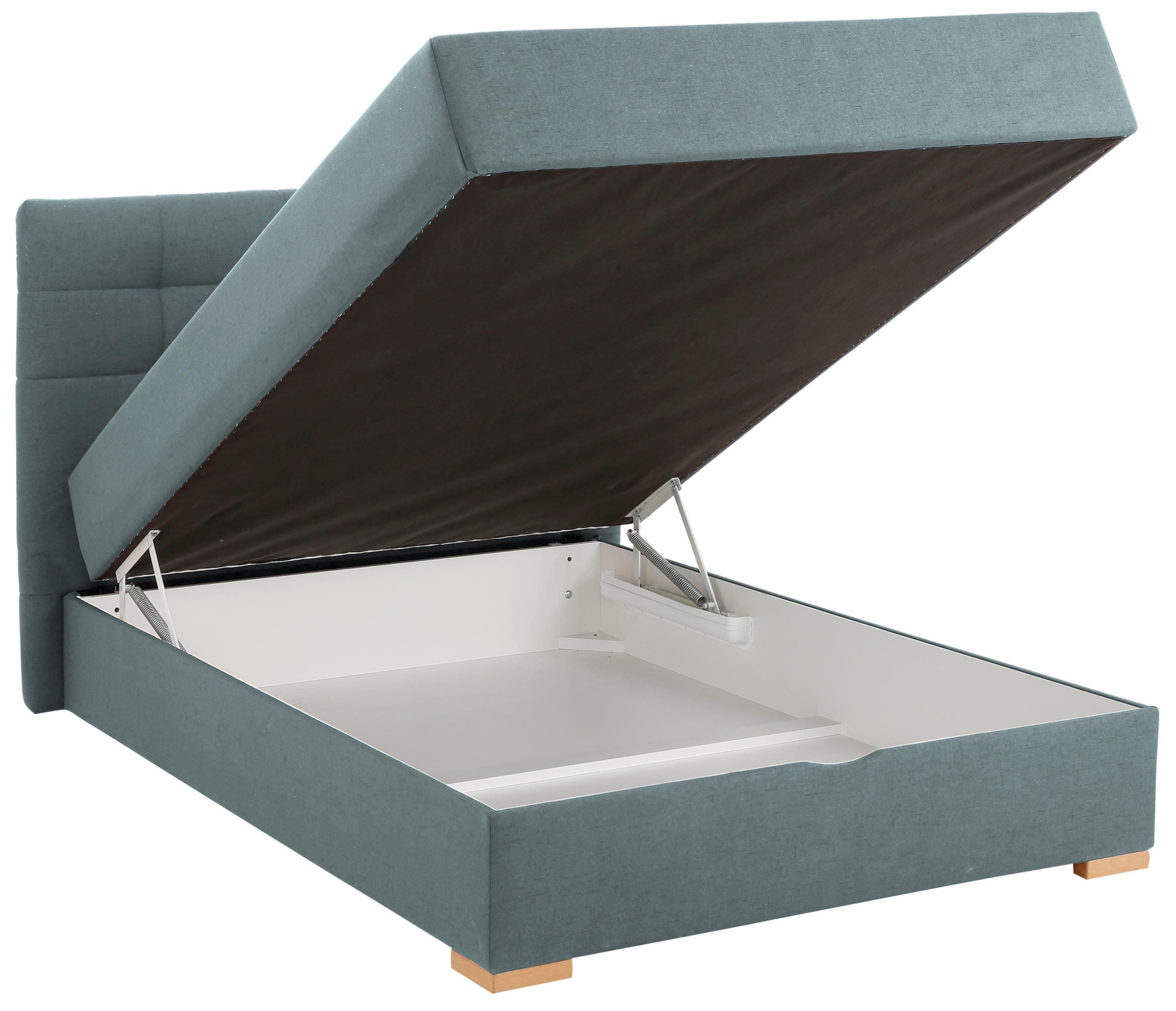Home affaire Boxbett »Olivet«, in 4 Farben, 4 Breiten, 2 Matratzenarten, auch in Überlänge 220 cm