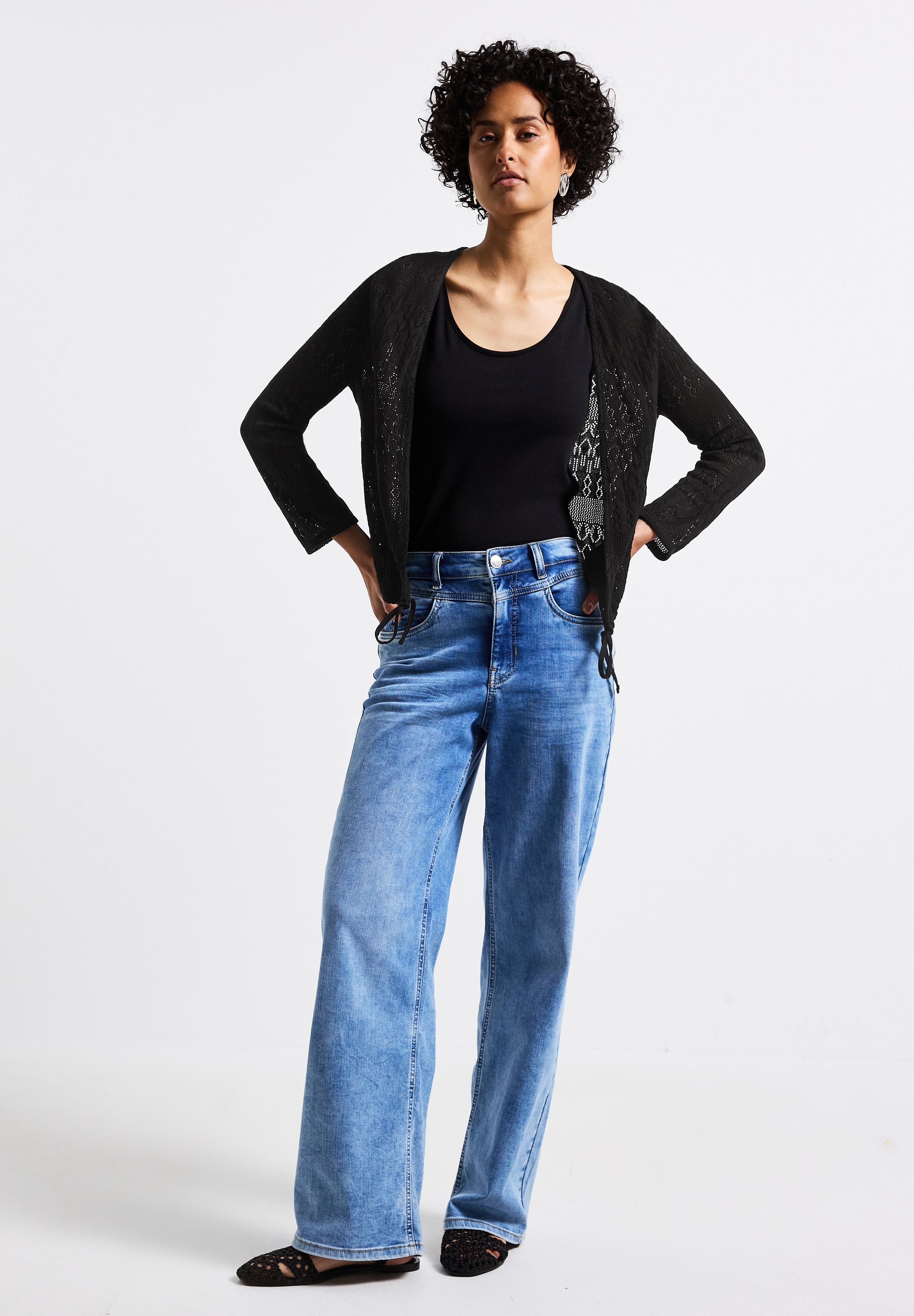 STREET ONE Cardigan, mit 3/4 Ärmeln