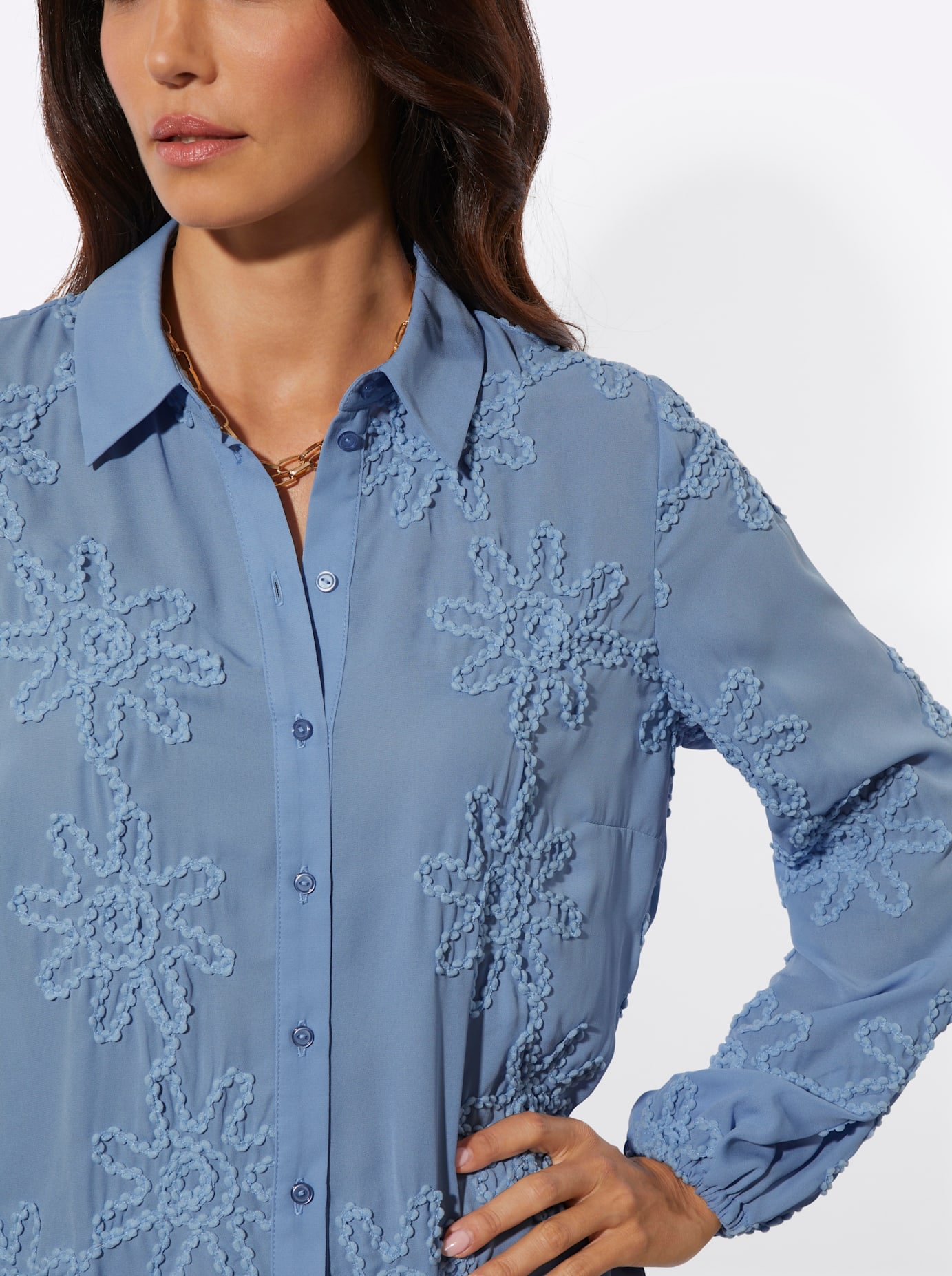 creation L Langarmbluse