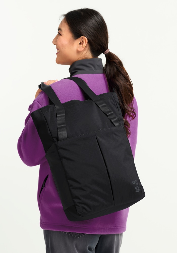 Jack Wolfskin Schultertasche »ZOYA 2IN1 TOTE« 2-in-1 Tragetasche, vielseitig, Organizer innen