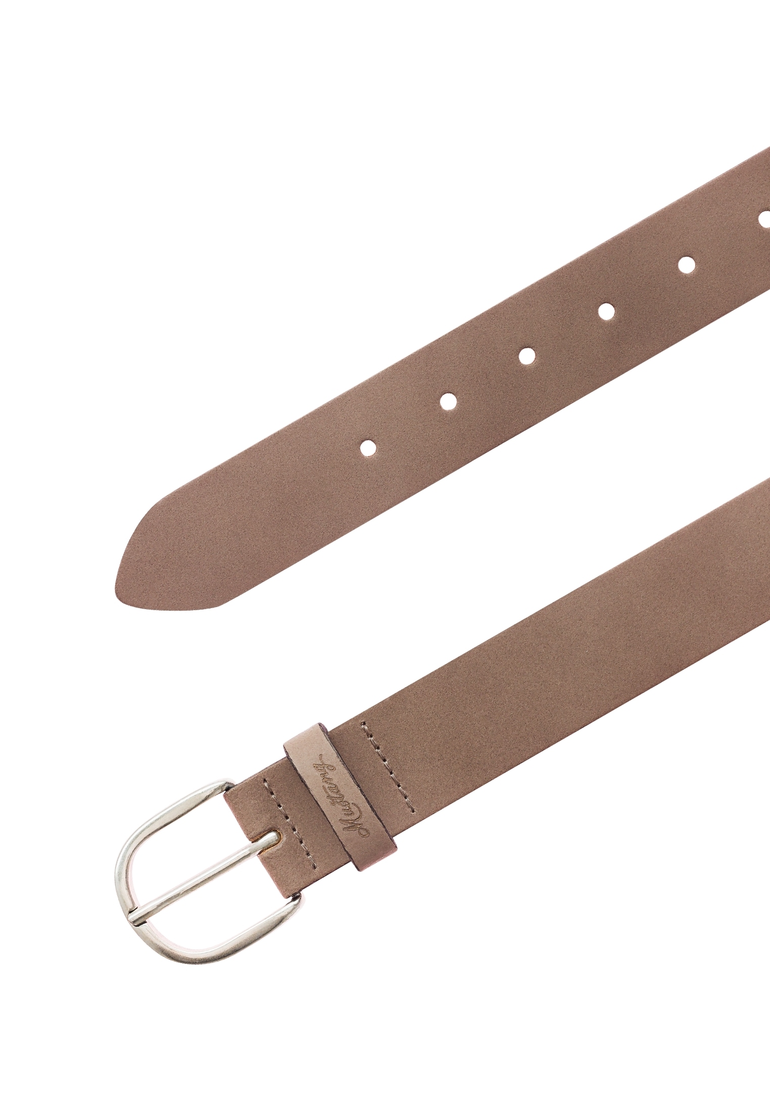 Thumbnail - MUSTANG Ledergürtel, Mit geprägtem MUSTANG-Logo auf der Schlaufe, 3,5 cm