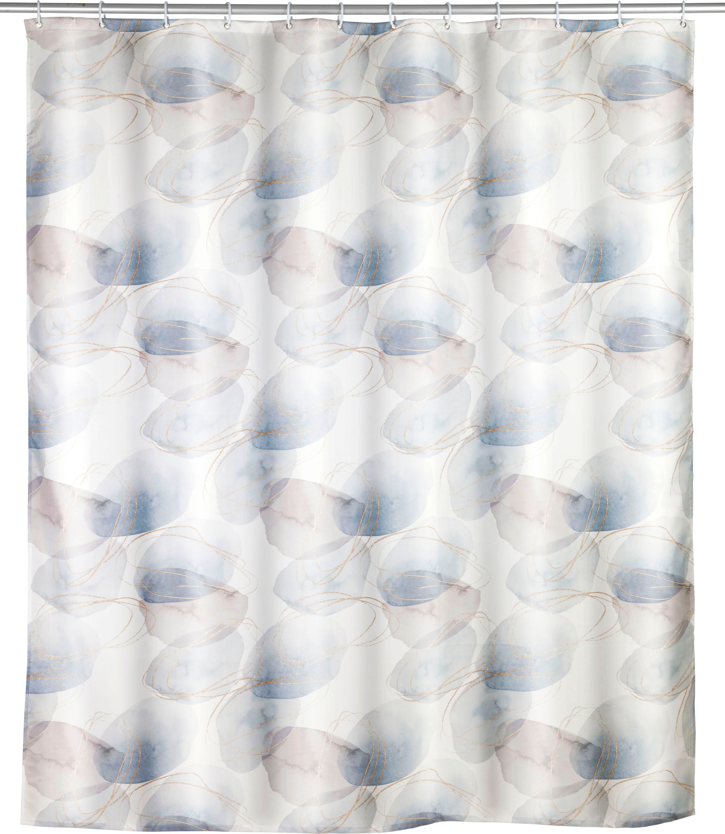 WENKO Duschvorhang "Navan" Breite 180 cm Höhe 200 cm günstig online kaufen