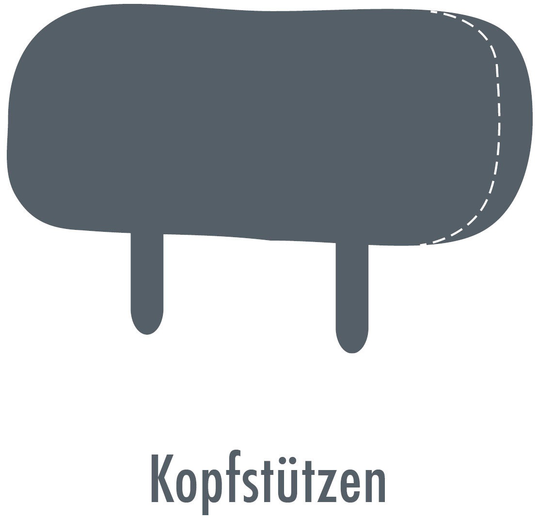 Die PlanBar Ecksofa »MP-IN14007 L-Form«, wahlweise mit Bettfunktion und verstellbaren Kopfstützen, in Cord