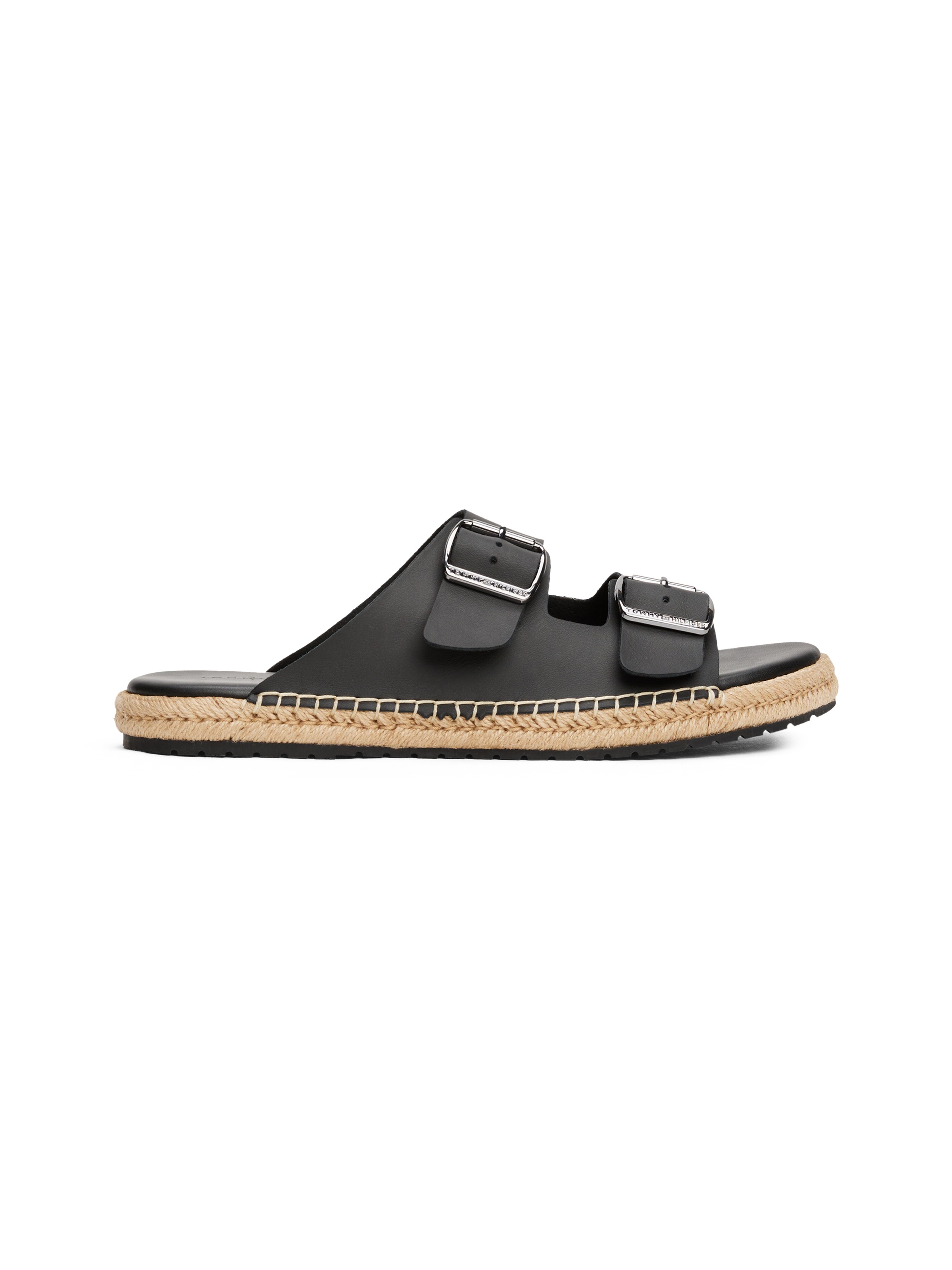 Thumbnail - Tommy Hilfiger Pantolette "FLEX JUTTE HILFIGER LTH SANDAL", Sommerschuh, Schlupfschuh mit Ziernähten