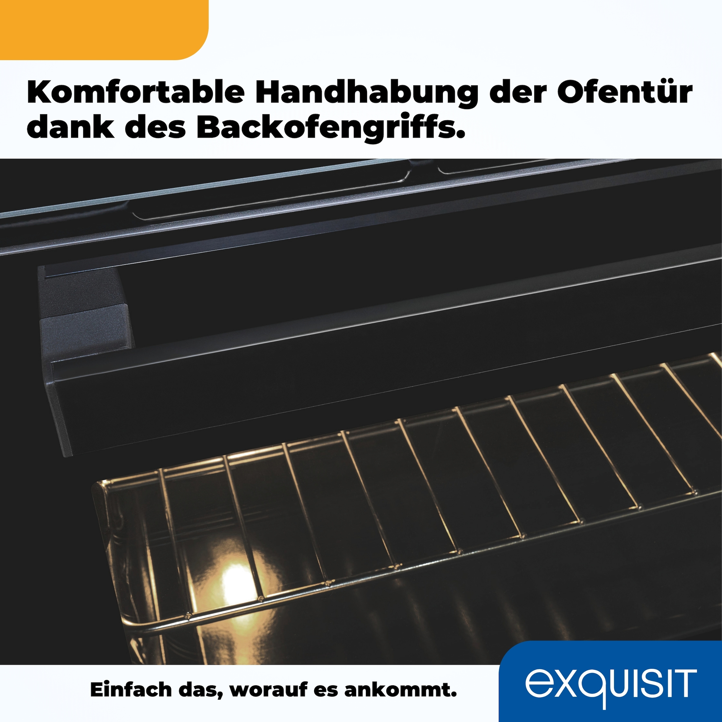 exquisit Elektro-Herd-Set »EHE256-U-020 schwarz«