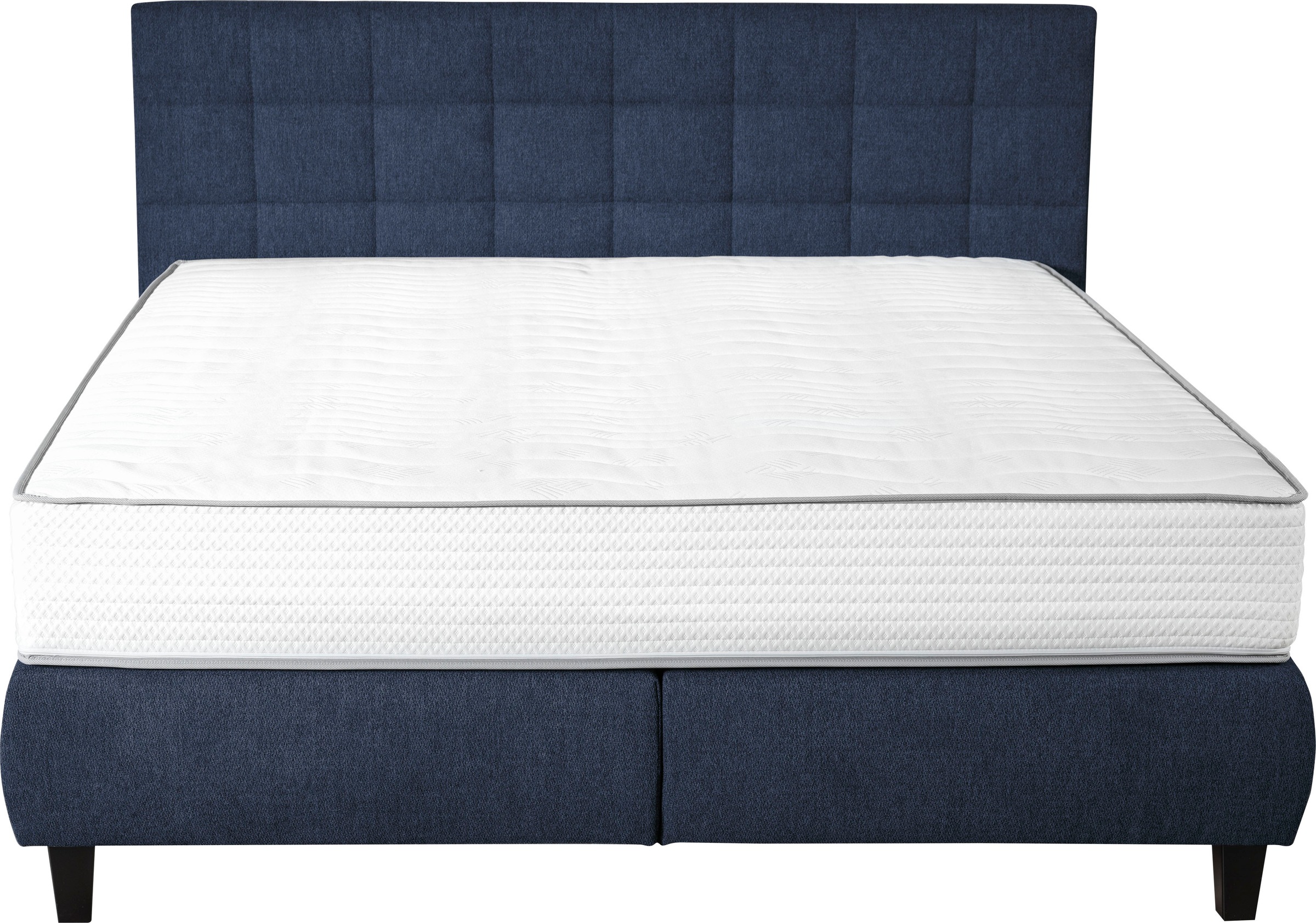 alina Boxspringbett »Edera«, Doppelbett wahlweise mit Topper, Liegefläche 180x200 cm, mit Steppung