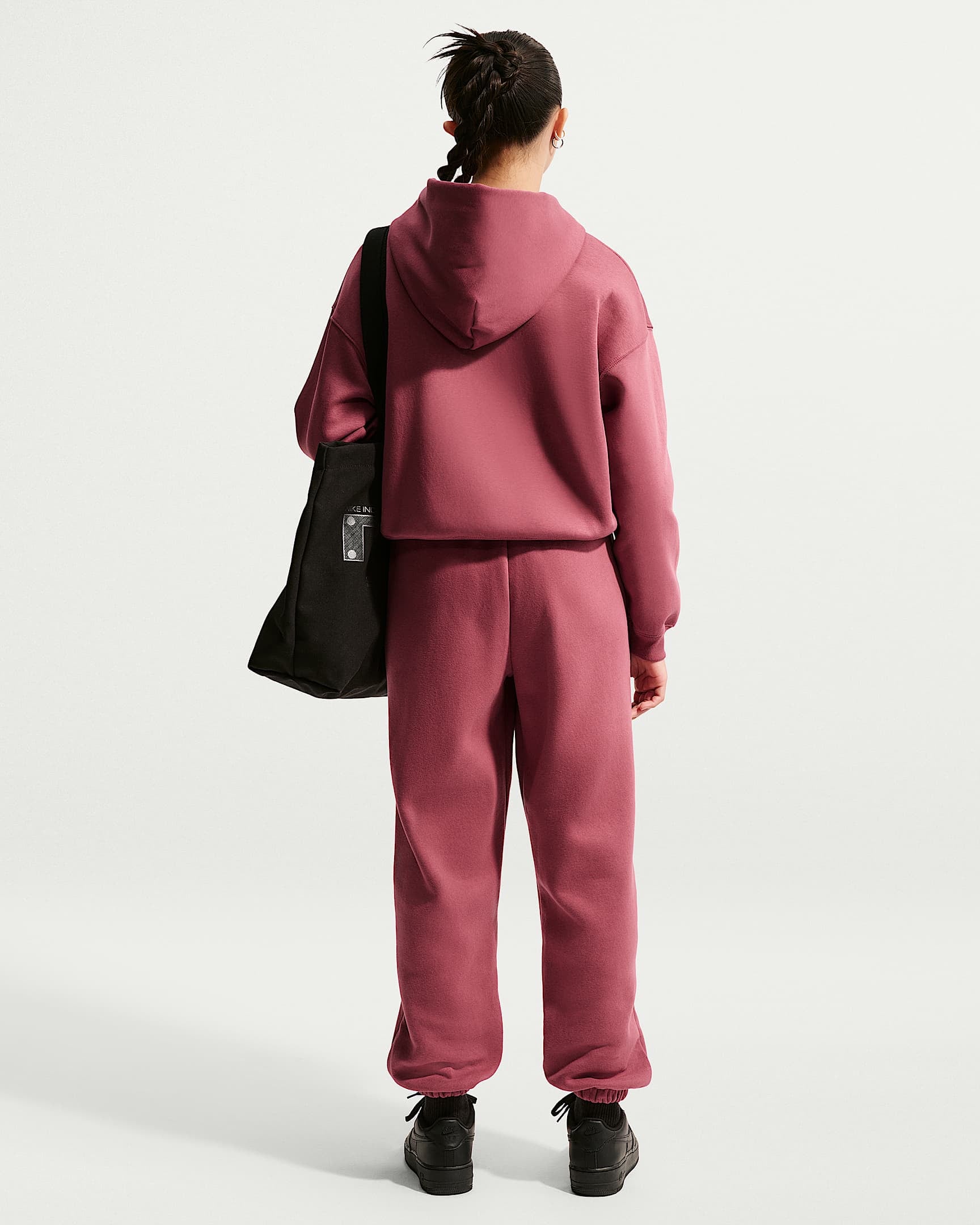 Nike Sportswear Kapuzensweatjacke »G NSW STUDIO FLC OS FZ HD« für Mädchen und Jugendliche