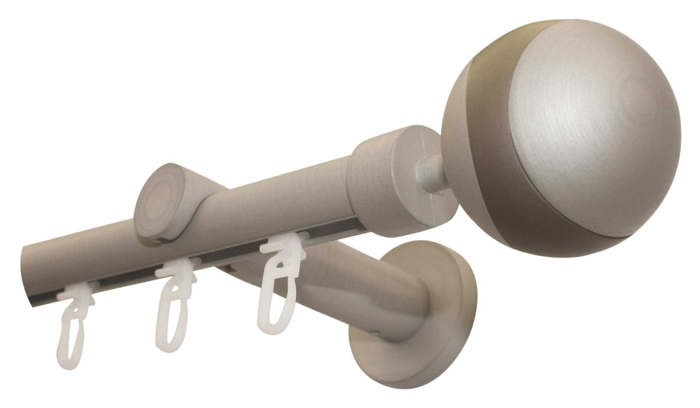 GARDINIA Gardinenstange "Kira mit Innenlauf II" Ø 1,9 mm 1 läufig-läufig mi günstig online kaufen