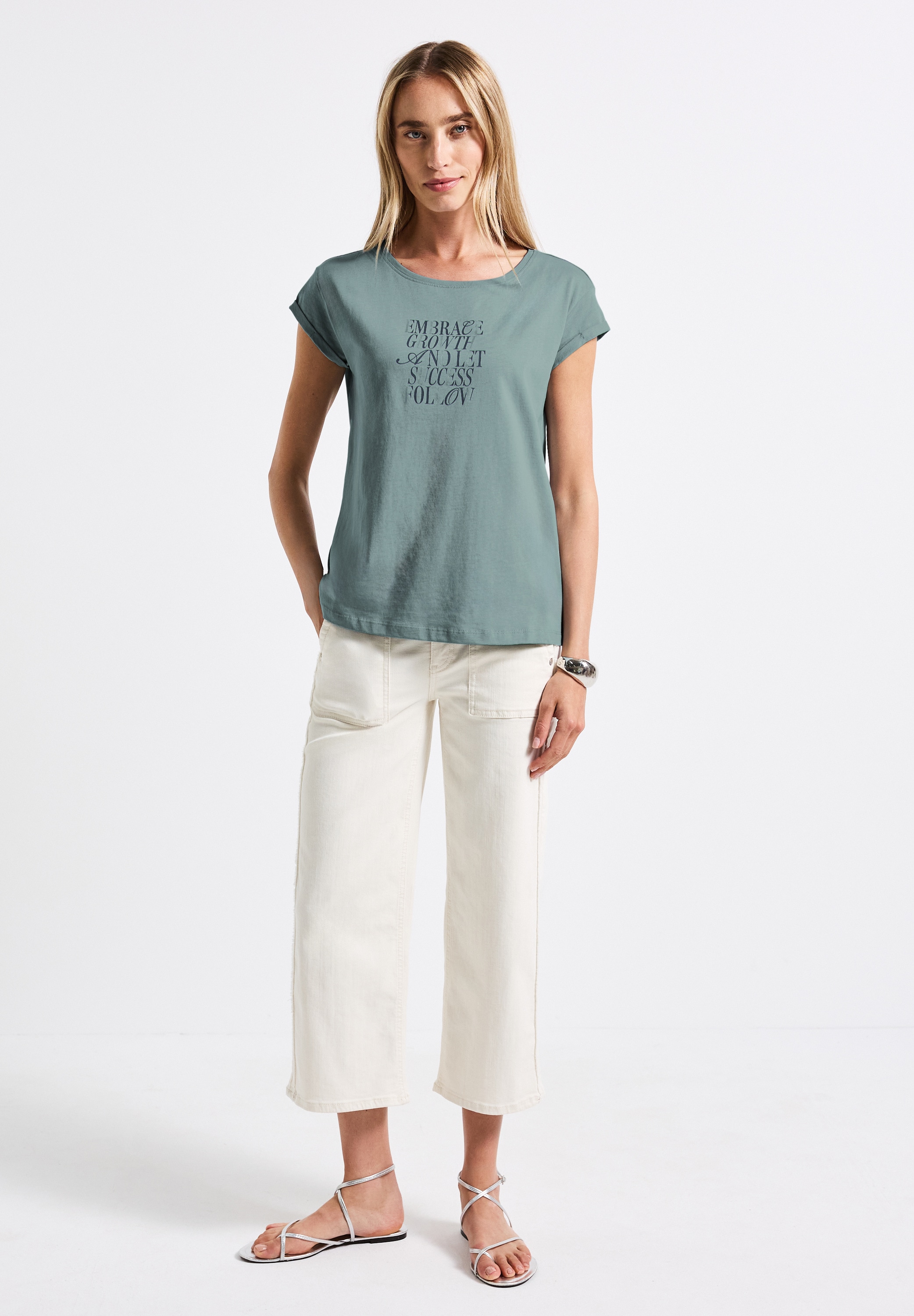 STREET ONE T-Shirt, mit Rundhalsausschnitt