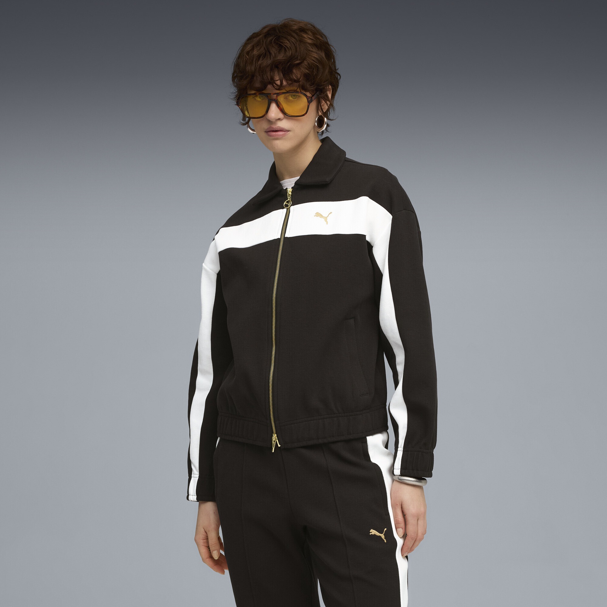 PUMA Trainingsjacke "T7 Relaxed Trainingsjacke Damen" günstig online kaufen