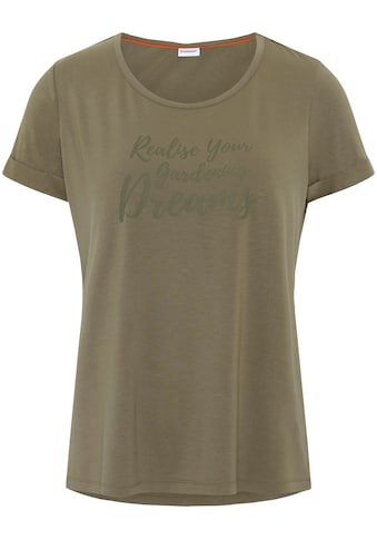 GARDENA T-Shirt »Dusty Olive«, mit Schriftzug kaufen