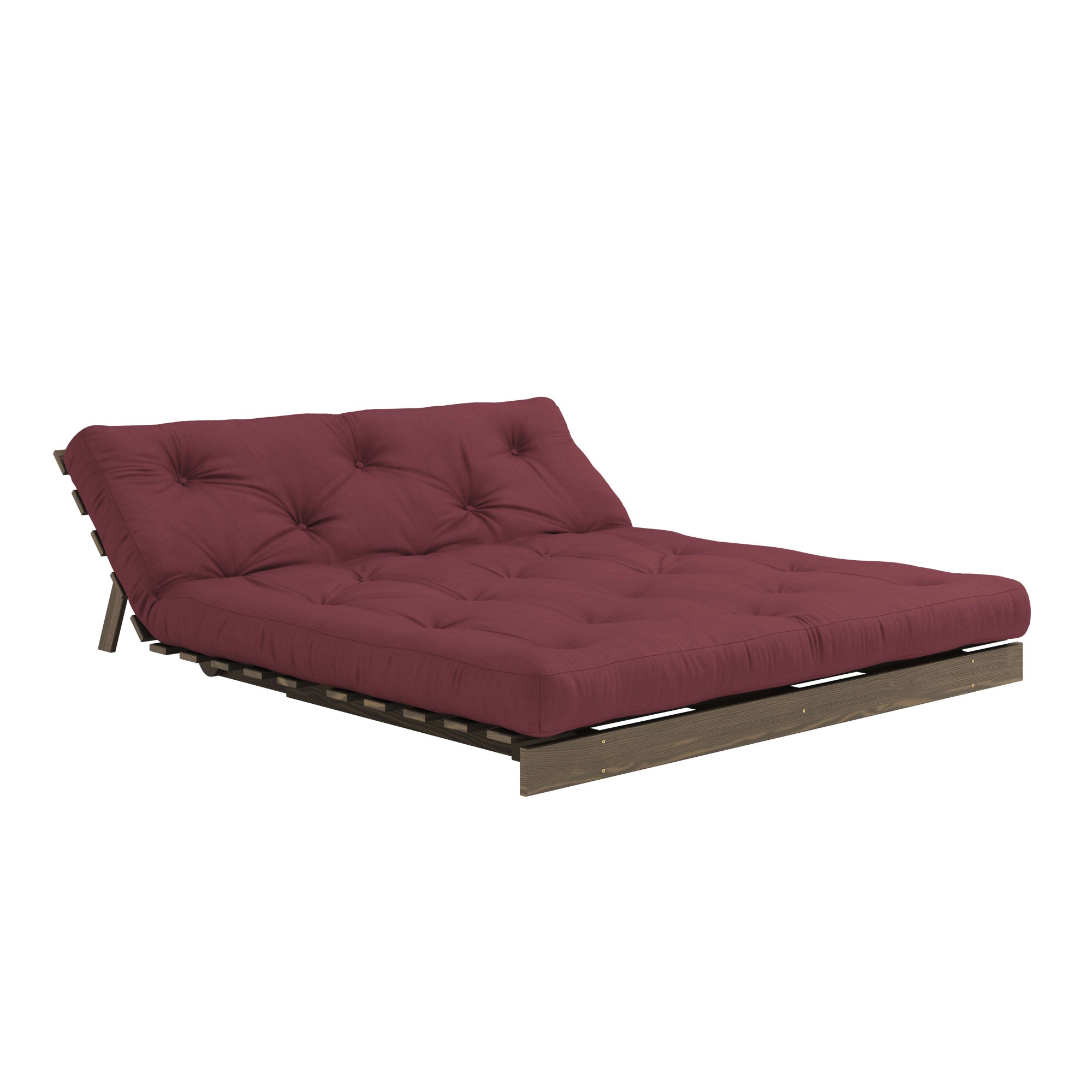 Karup Design Schlafsofa »Roots 160 Schlafsofa, Gästebett, Sofa mit Futonmatratze«, (2 St.), Inkl. Futonmatratze, Liegefläche 160x200 cm, FSC® zertifizierte Kiefer