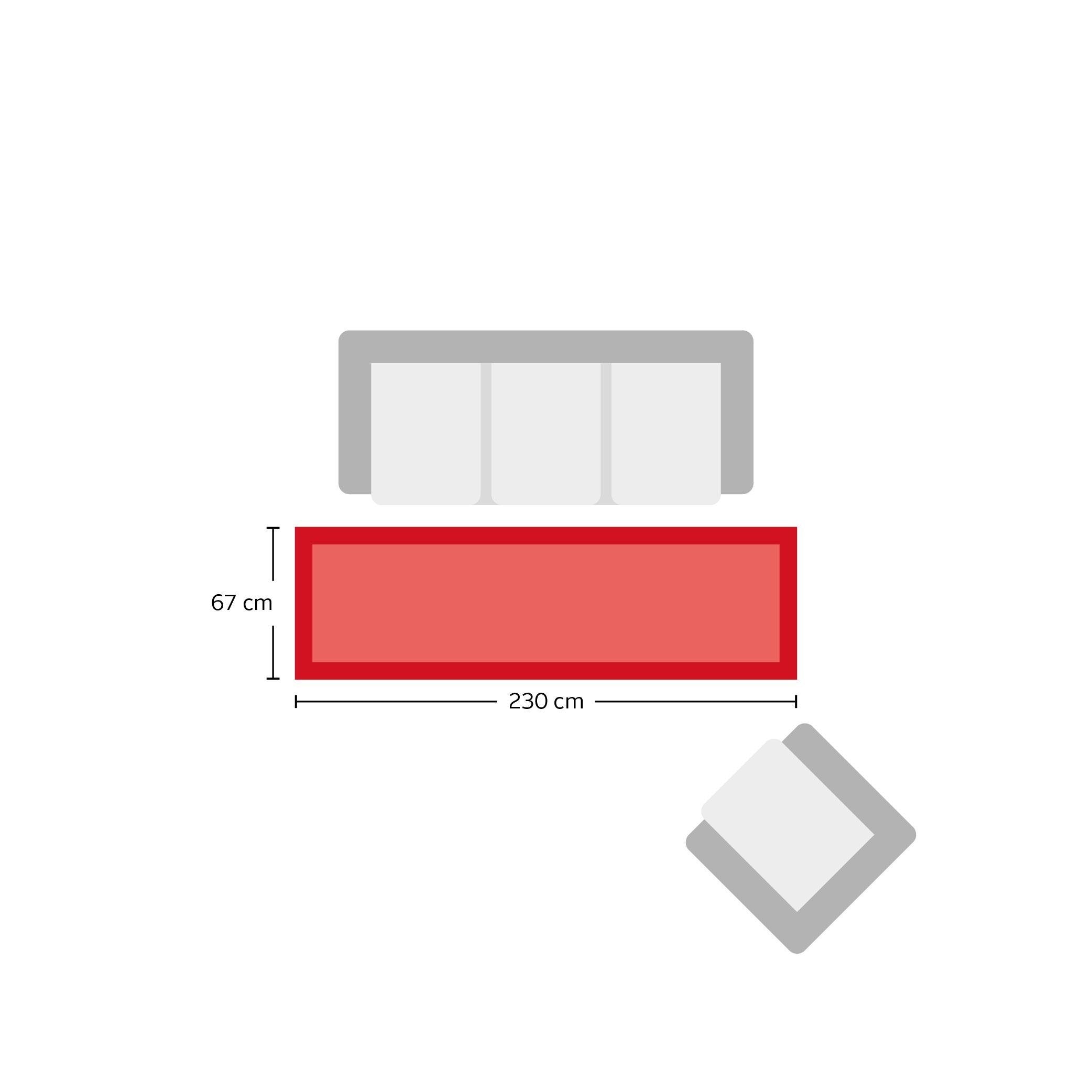 my home Läufer »Ares«, rechteckig, Teppich-Läufer, Uni Farben, handgewebt, mit Fransen