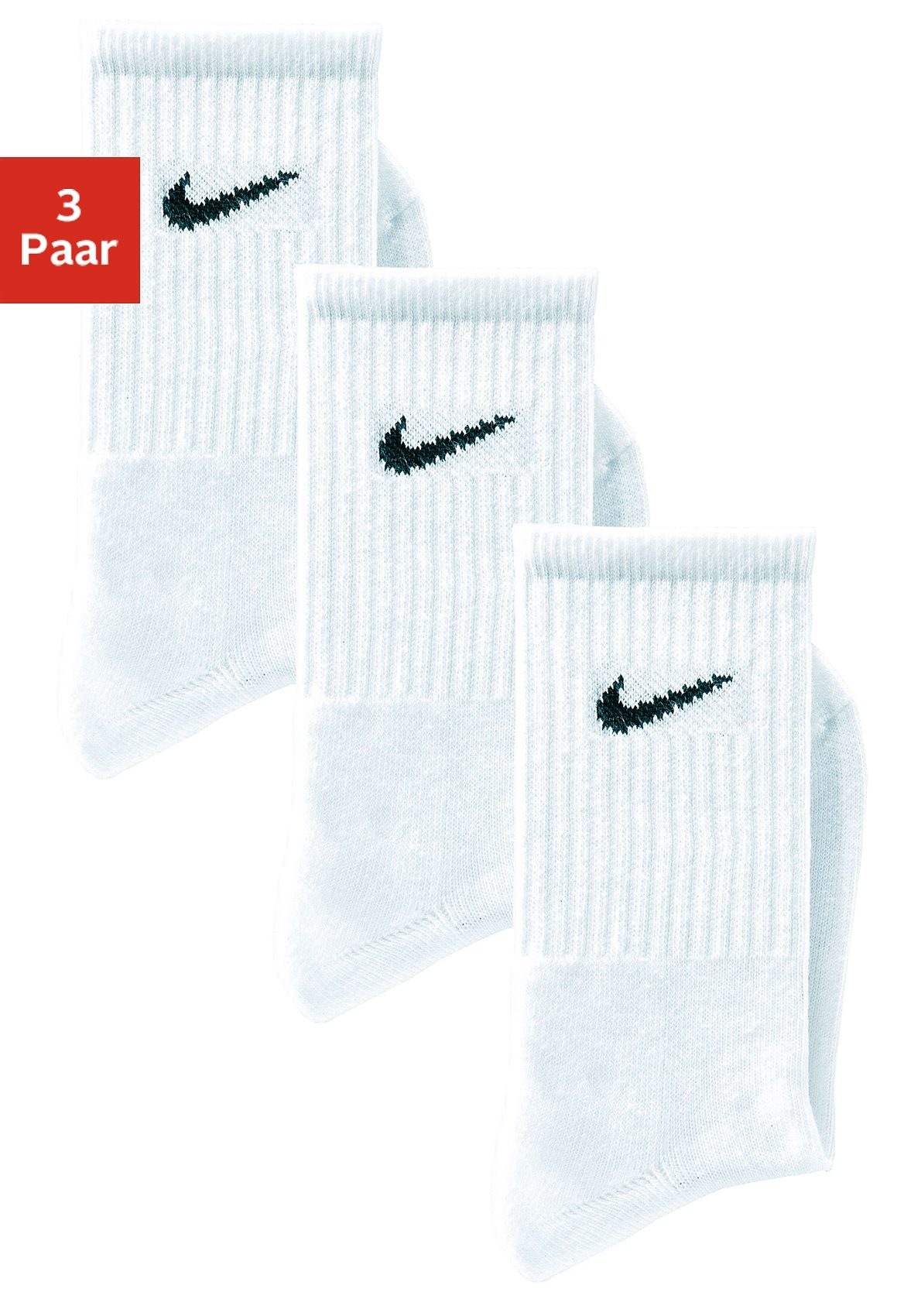 Nike Sportsocken, (3 Paar), mit Frottee