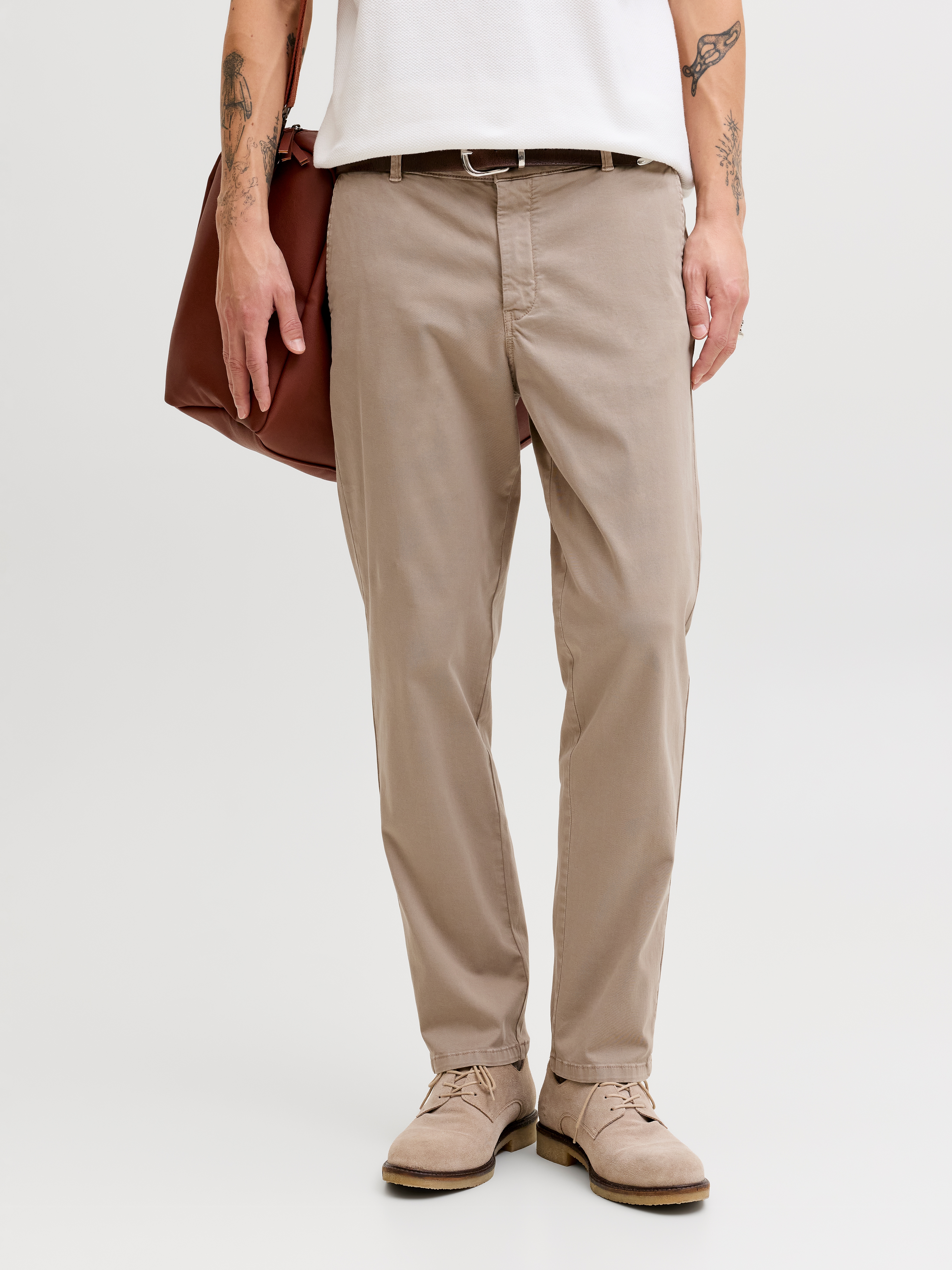 Jack & Jones Chinohose "JPSTOLLIE VANCE CHINO NOOS" Baumwollmischung, normal geschnitten