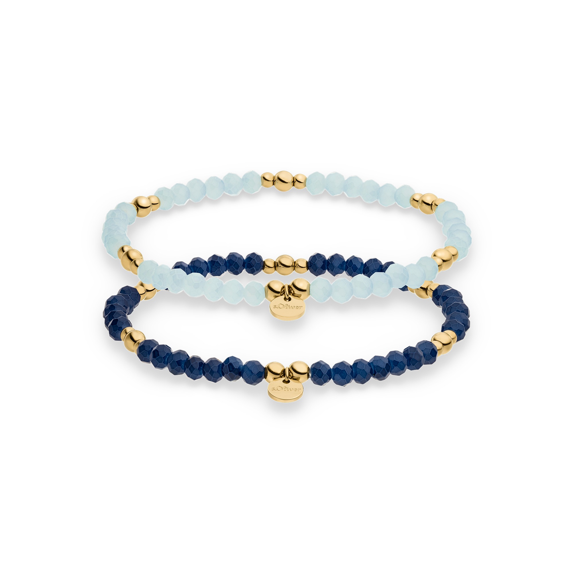 s.Oliver Armband Set »Colorful Beads« mit Glasstein