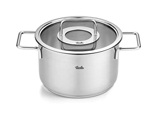 Fissler Topf-Set »Fissler Pure Collection«, Edelstahl 18/10, (Set, 4 tlg.,  Kochtopf 16/20/24 + Bratentopf 20cm), Made in Germany bestellen | BAUR