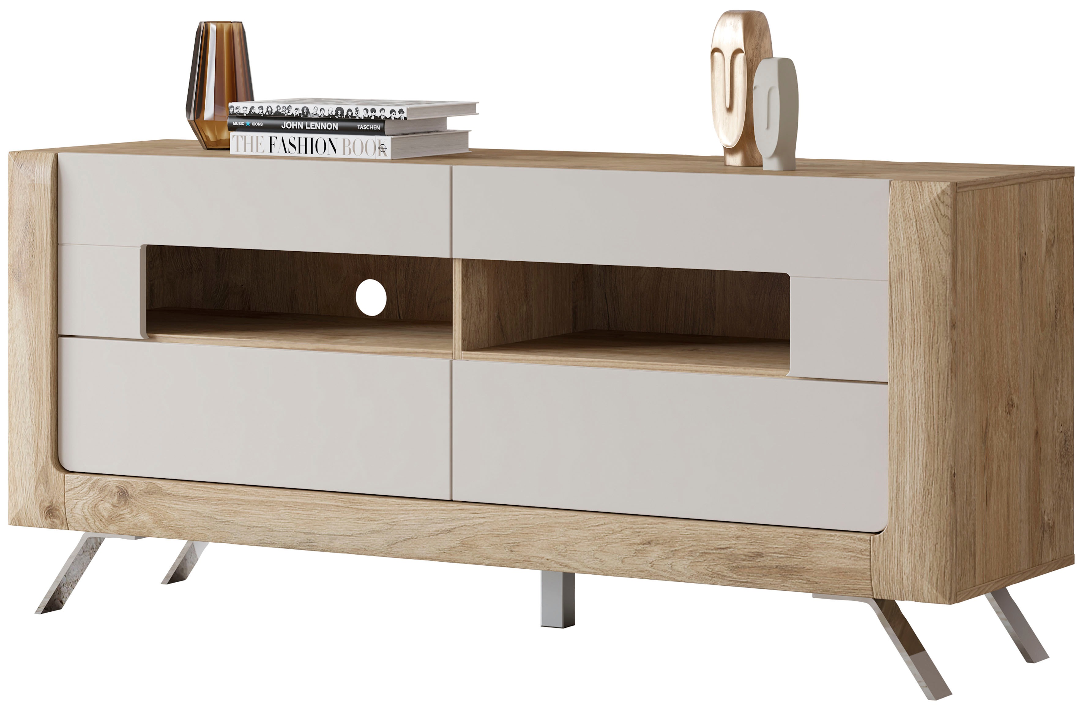 Thumbnail - Leonique Lowboard "Kasai" Breite 160,5 cm, mit 2 Schubladen