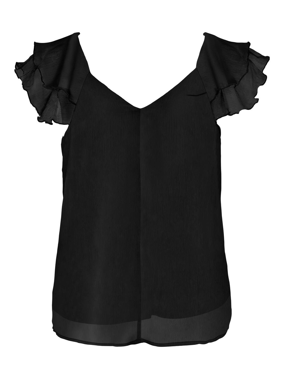 Thumbnail - ONLY Blusenshirt "ONLASTA LIFE CAPSLEEVE V-NECK TOP PTM"