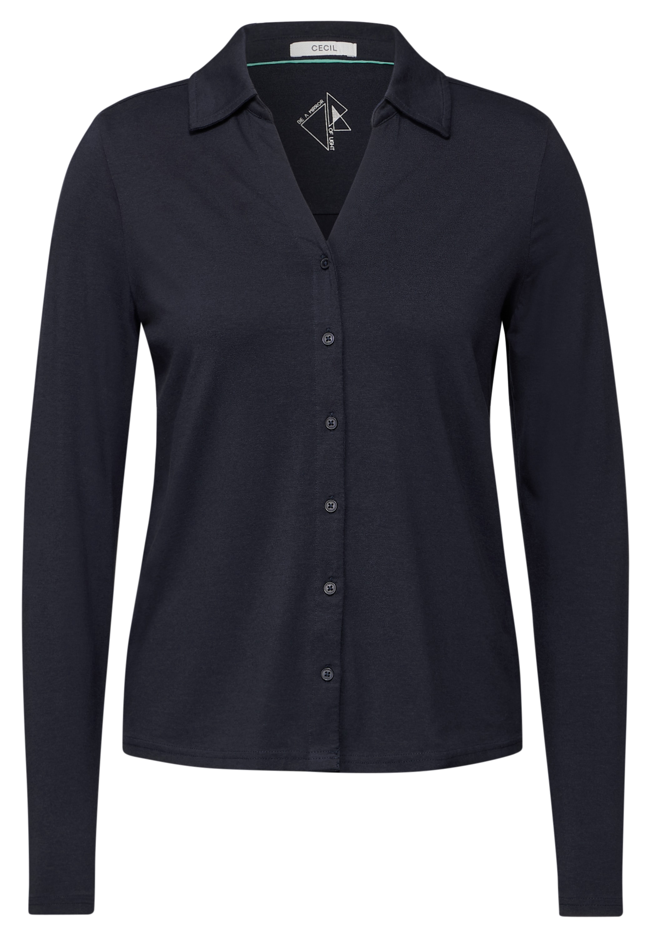 Cecil Langarmshirt, aus Baumwolle mit Stretchante