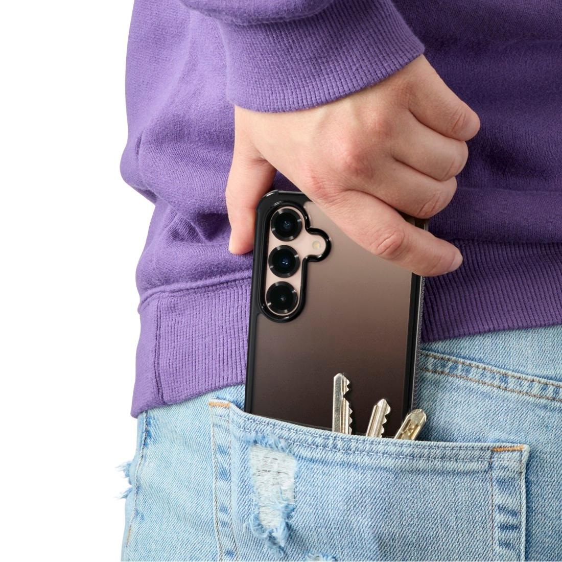 Hama Smartphone-Hülle »Handyhülle "Extreme Protect" für Galaxy S25 Ultra (sturz- u. stoßfest)«, Wireless-Charging