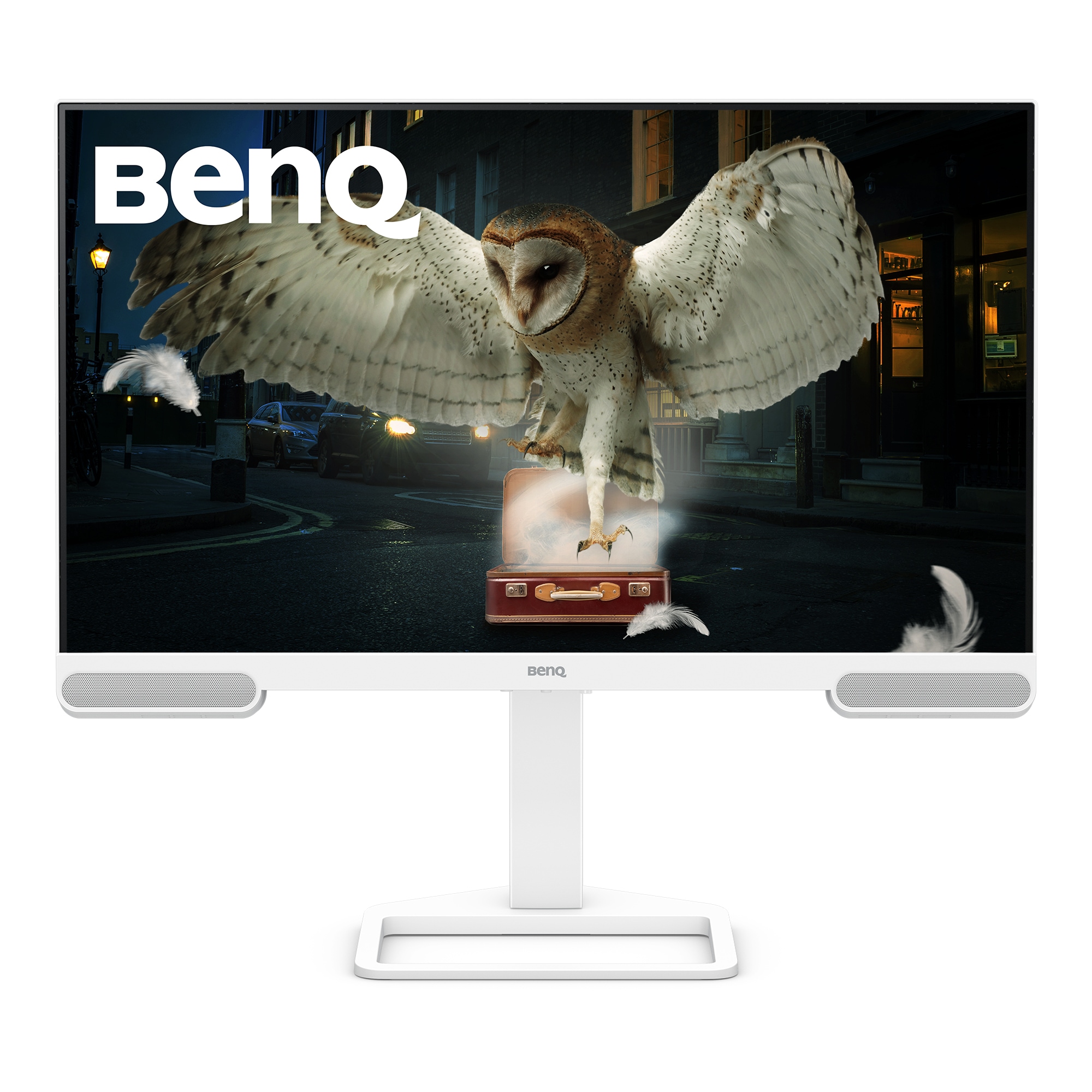 BENQ LED-Monitor "BenQ 68,6cm EW2790U 16:9 USB-C/HDMI white spk. UHD", B:51cm H:18cm T:77,5cm, weiß, Monitore