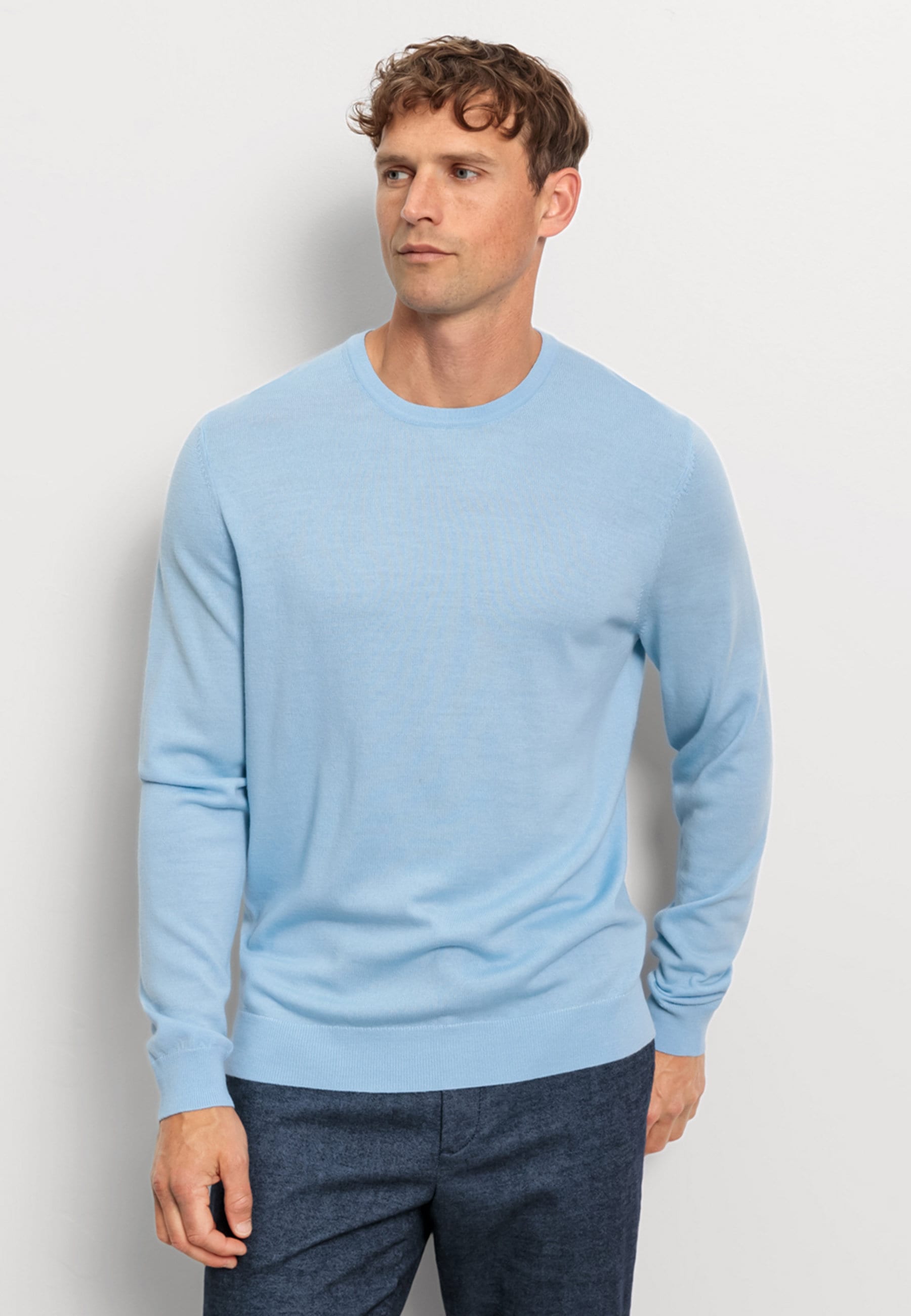 OLYMP Strickpullover "OLYMP Casual Strick, Pullover"